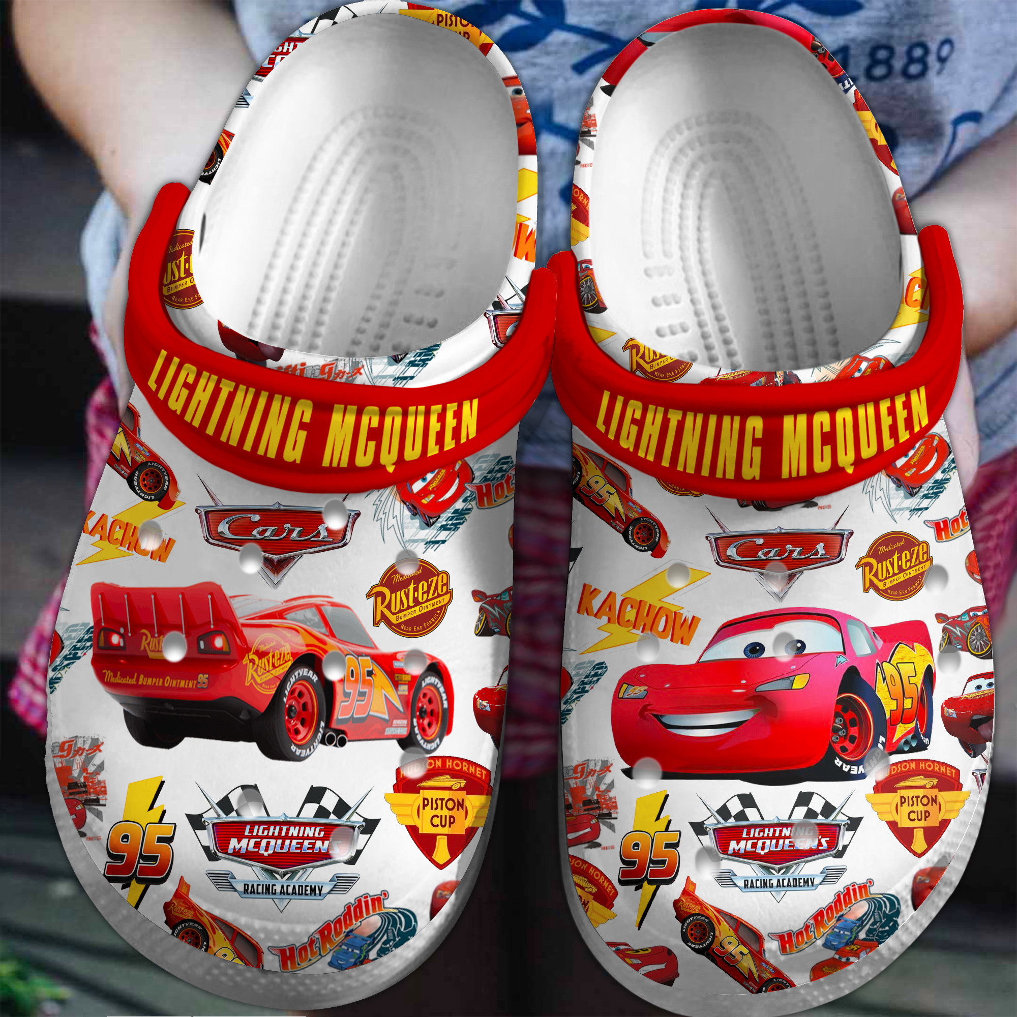 Mcqueen Cartoon Crocs, Mcqueen Comfortable For Men Women And Kids 58