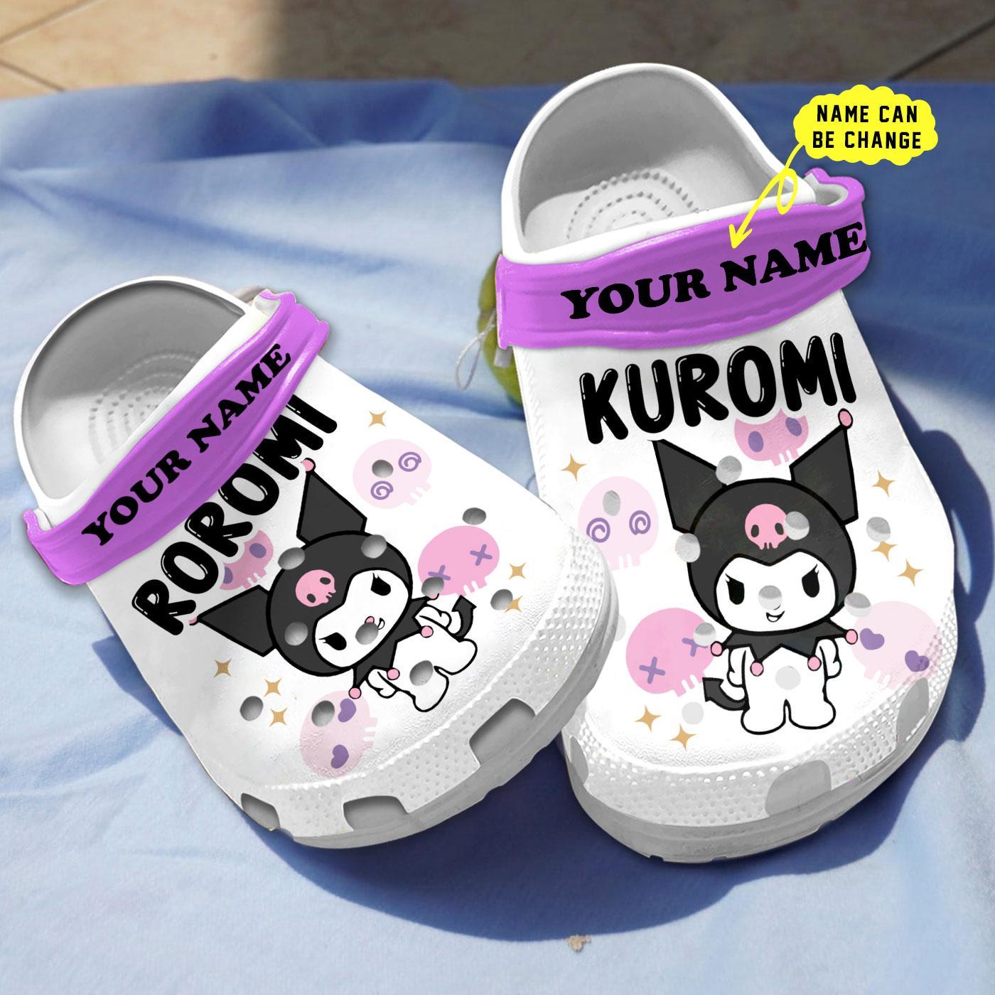 Kuromi Cartoon Crocs, Kuromi Comfortable For Men Women And Kids 21