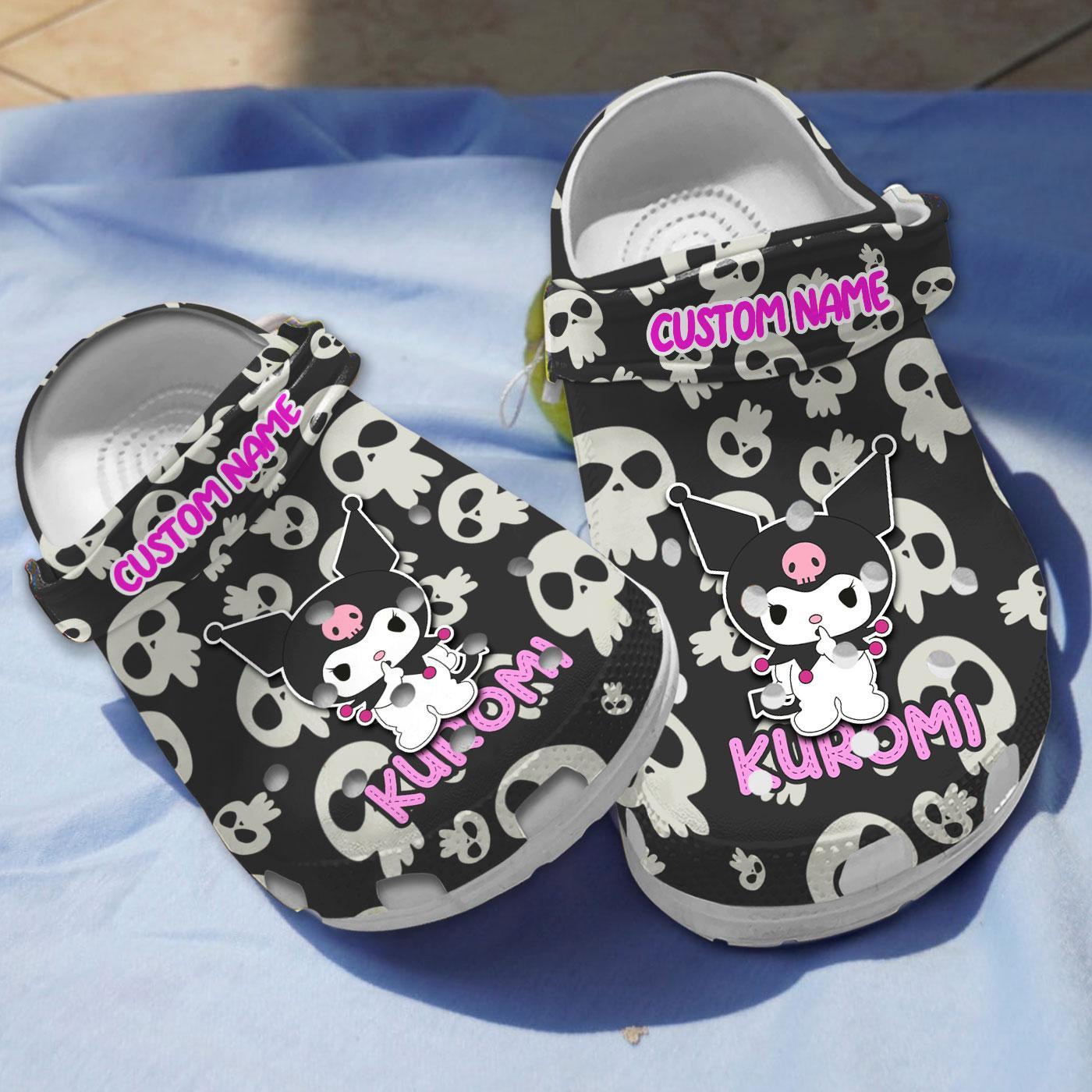 Kuromi Cartoon Crocs, Kuromi Comfortable For Men Women And Kids 20