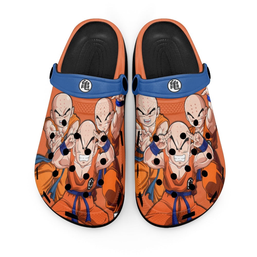 Krillin Dragon Ball Anime Crocs, Krillin Dragon Ball Comfortable For Men Women And Kids