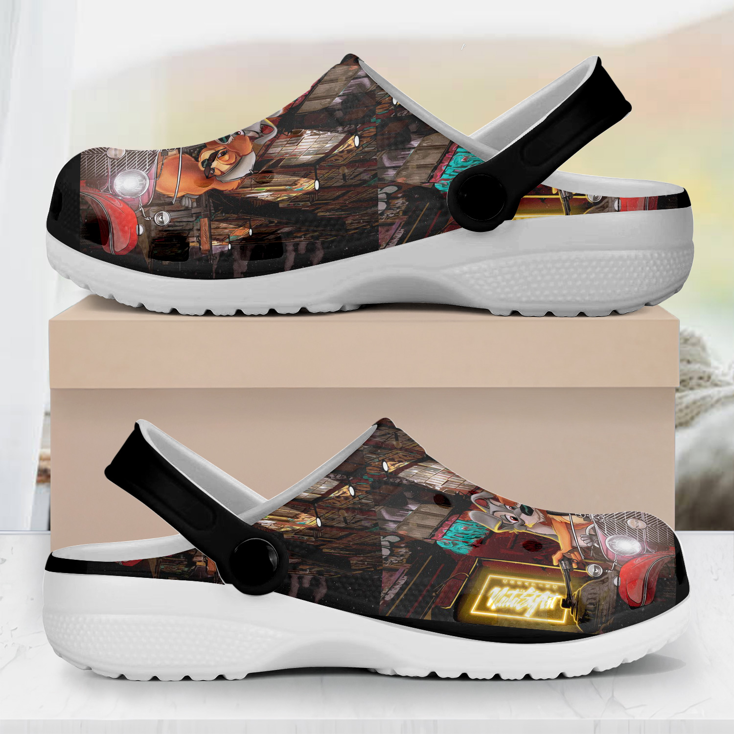 Lady And The Tramp Cartoon Crocs, Lady And The Tramp Comfortable For Men Women And Kids 18