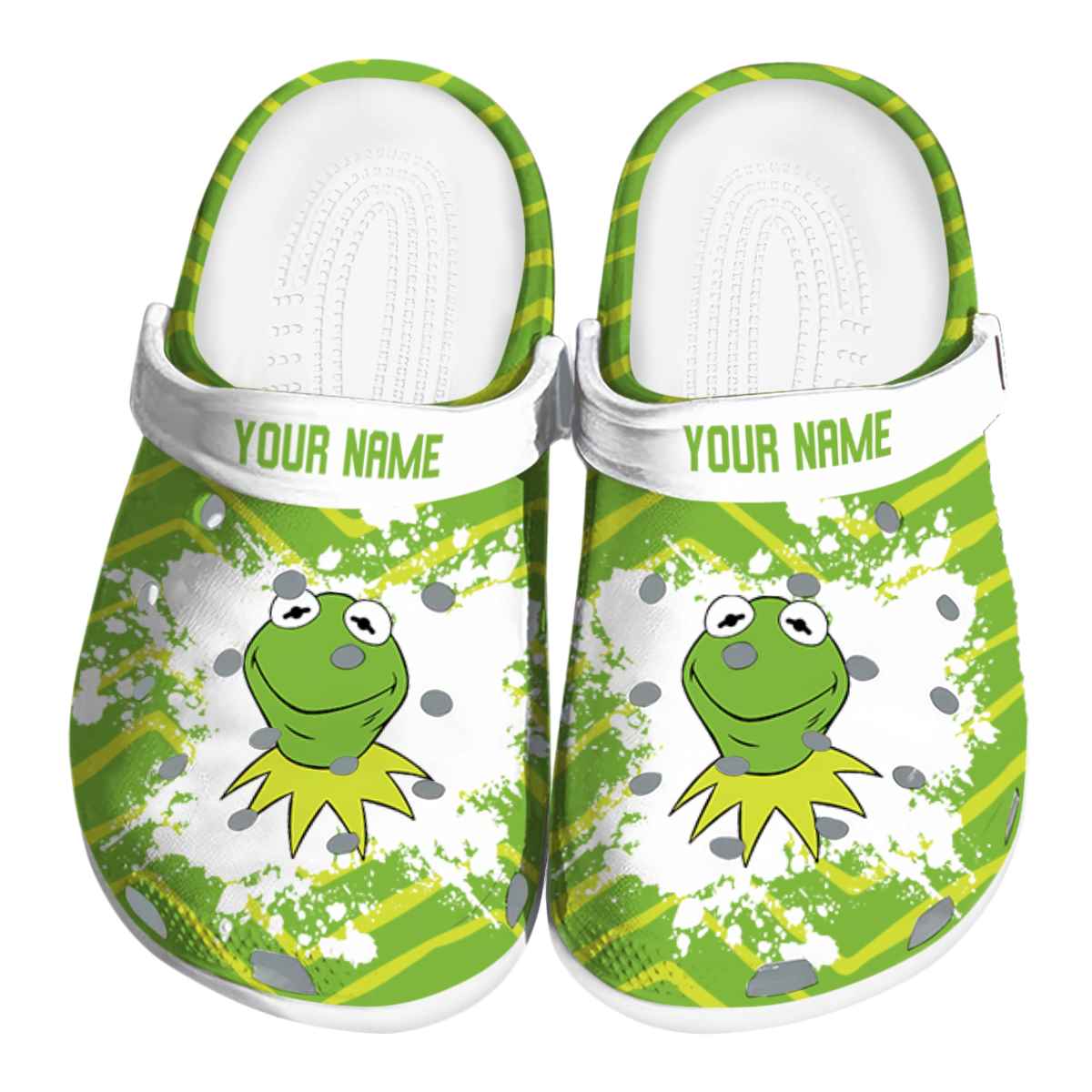 Kermit The Frog Cartoon Crocs, Kermit The Frog Comfortable For Men Women And Kids 43