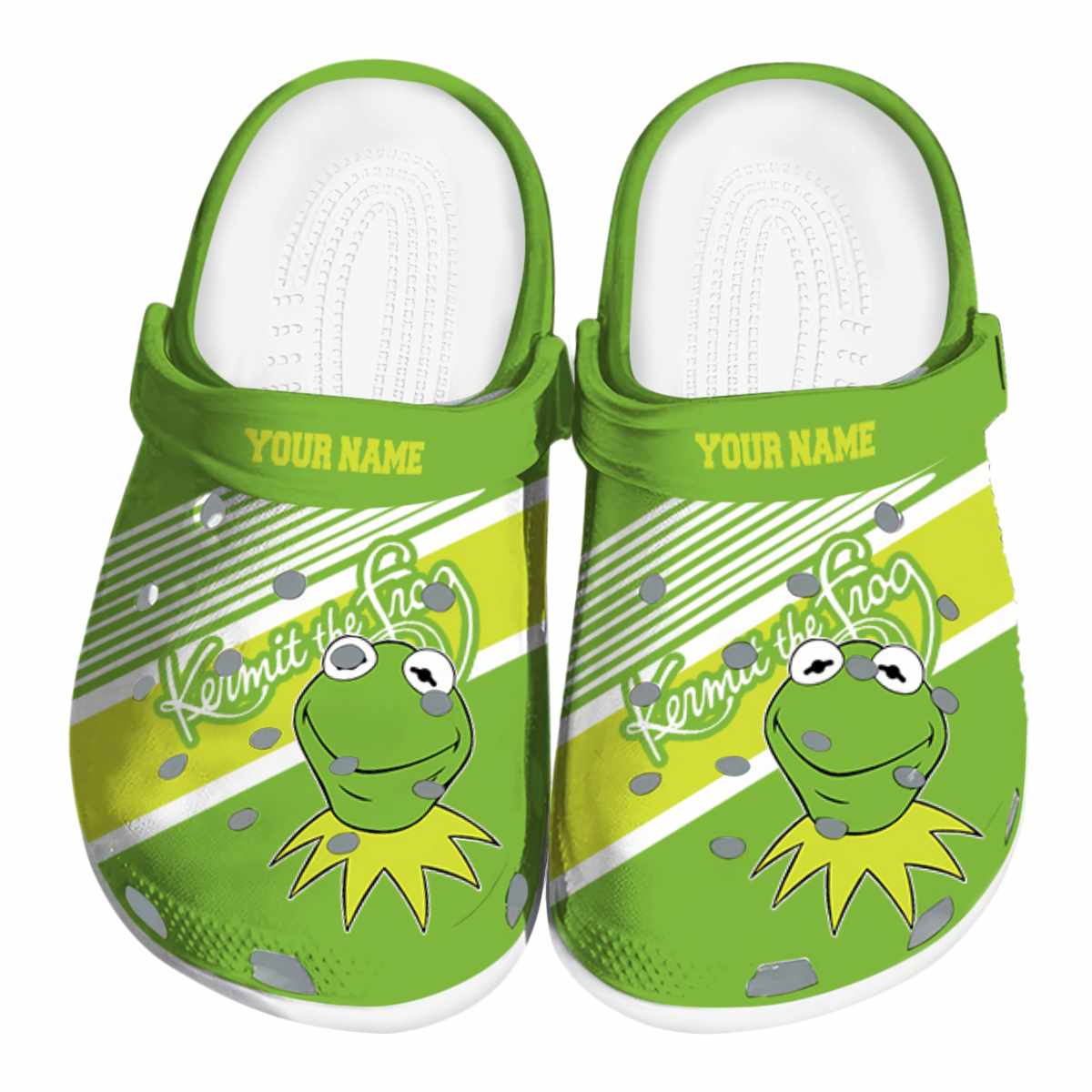 Kermit The Frog Cartoon Crocs, Kermit The Frog Comfortable For Men Women And Kids 38
