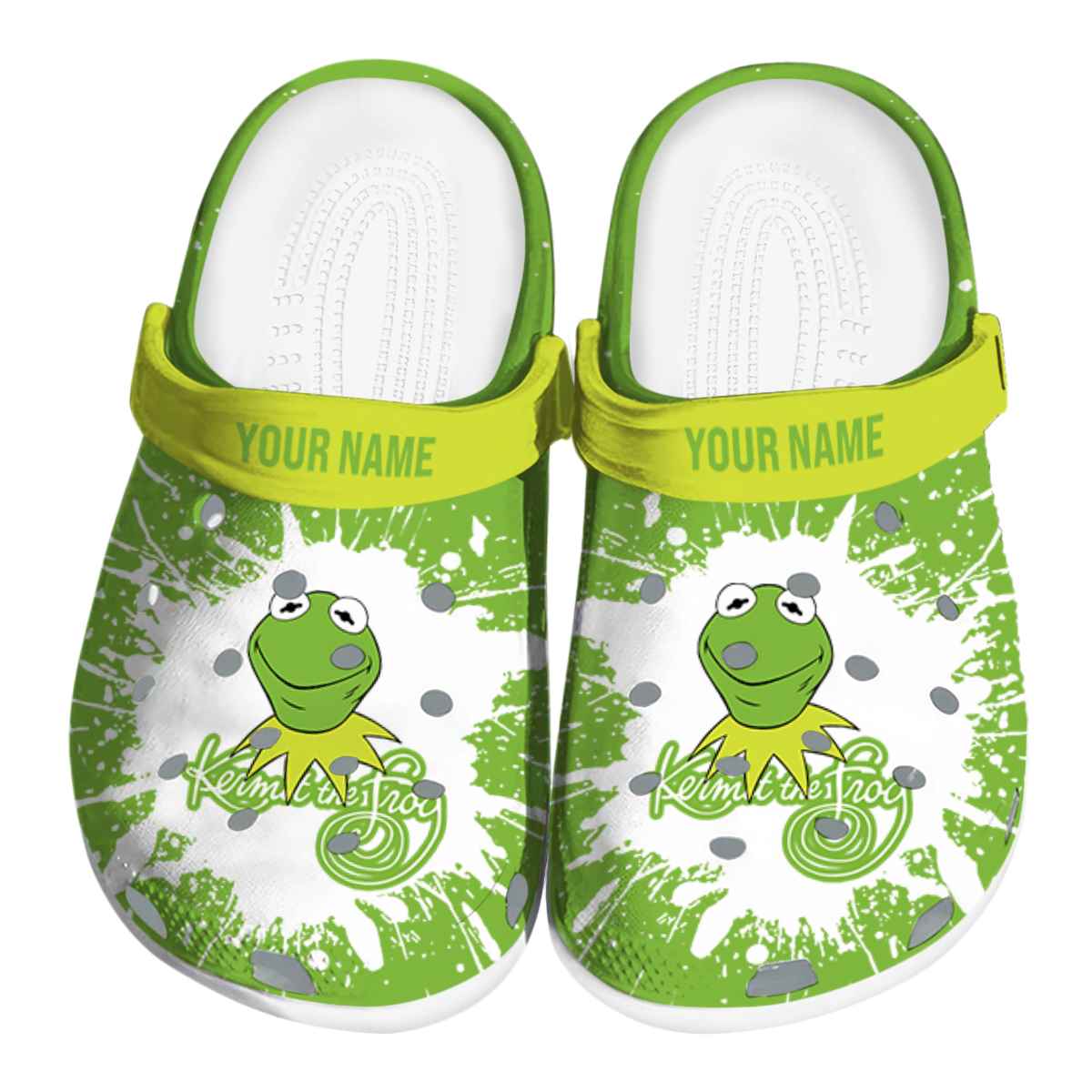 Kermit The Frog Cartoon Crocs, Kermit The Frog Comfortable For Men Women And Kids 41