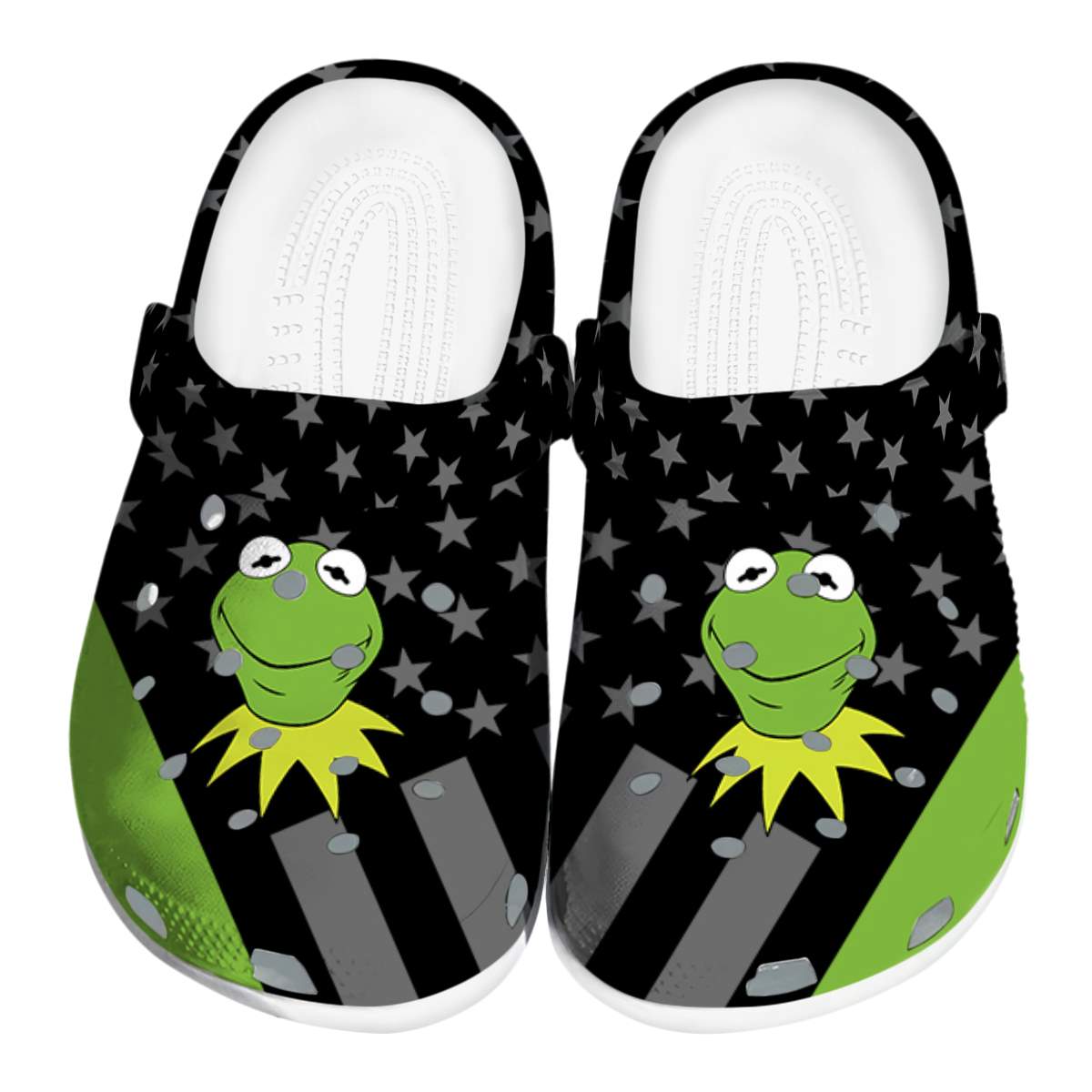 Kermit The Frog Cartoon Crocs, Kermit The Frog Comfortable For Men Women And Kids 76