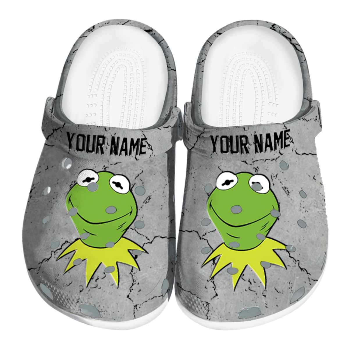 Kermit The Frog Cartoon Crocs, Kermit The Frog Comfortable For Men Women And Kids 77