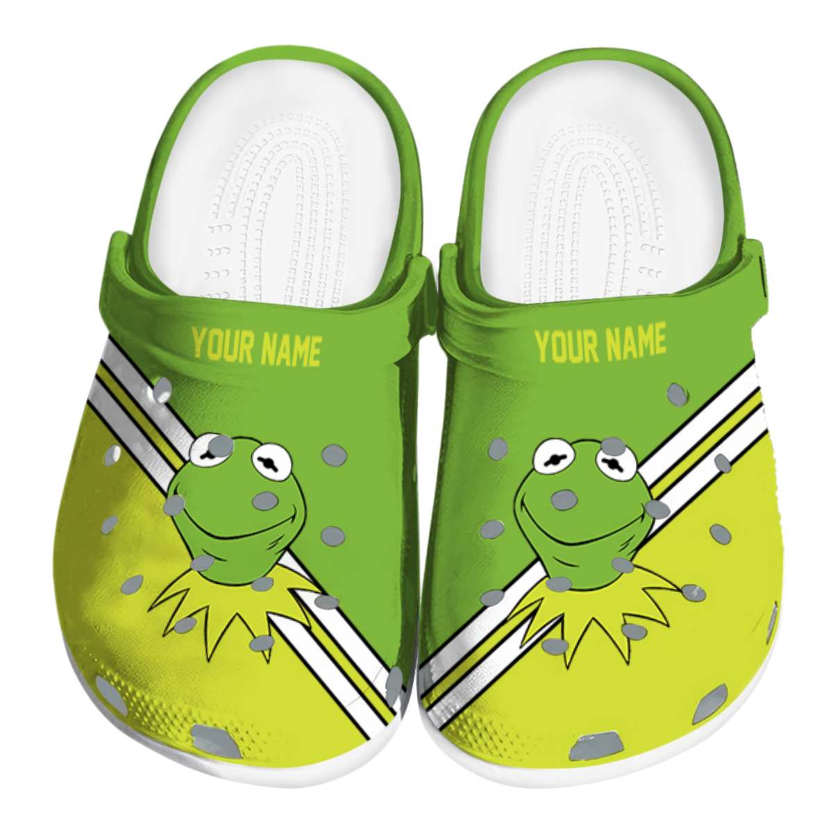 Kermit The Frog Cartoon Crocs, Kermit The Frog Comfortable For Men Women And Kids 68