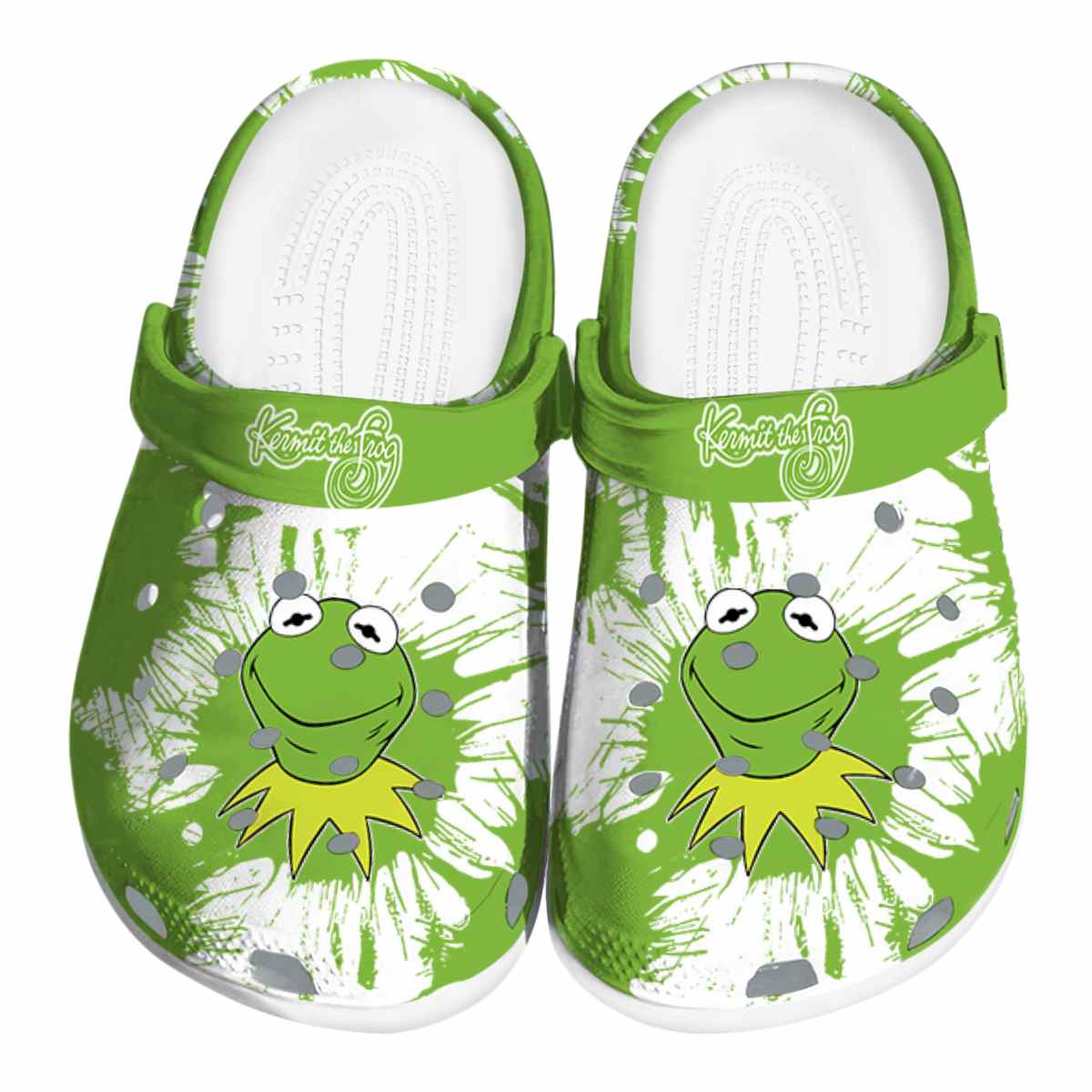 Kermit The Frog Cartoon Crocs, Kermit The Frog Comfortable For Men Women And Kids 58