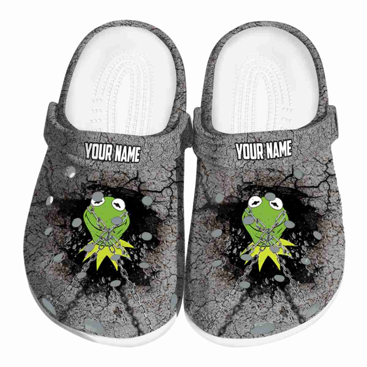 Kermit The Frog Cartoon Crocs, Kermit The Frog Comfortable For Men Women And Kids 66