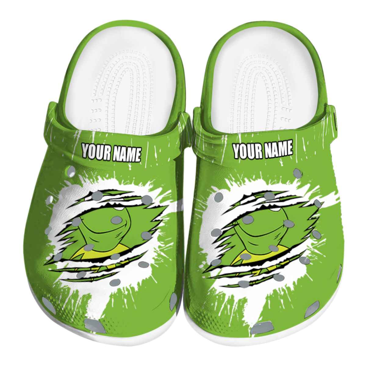 Kermit The Frog Cartoon Crocs, Kermit The Frog Comfortable For Men Women And Kids 71