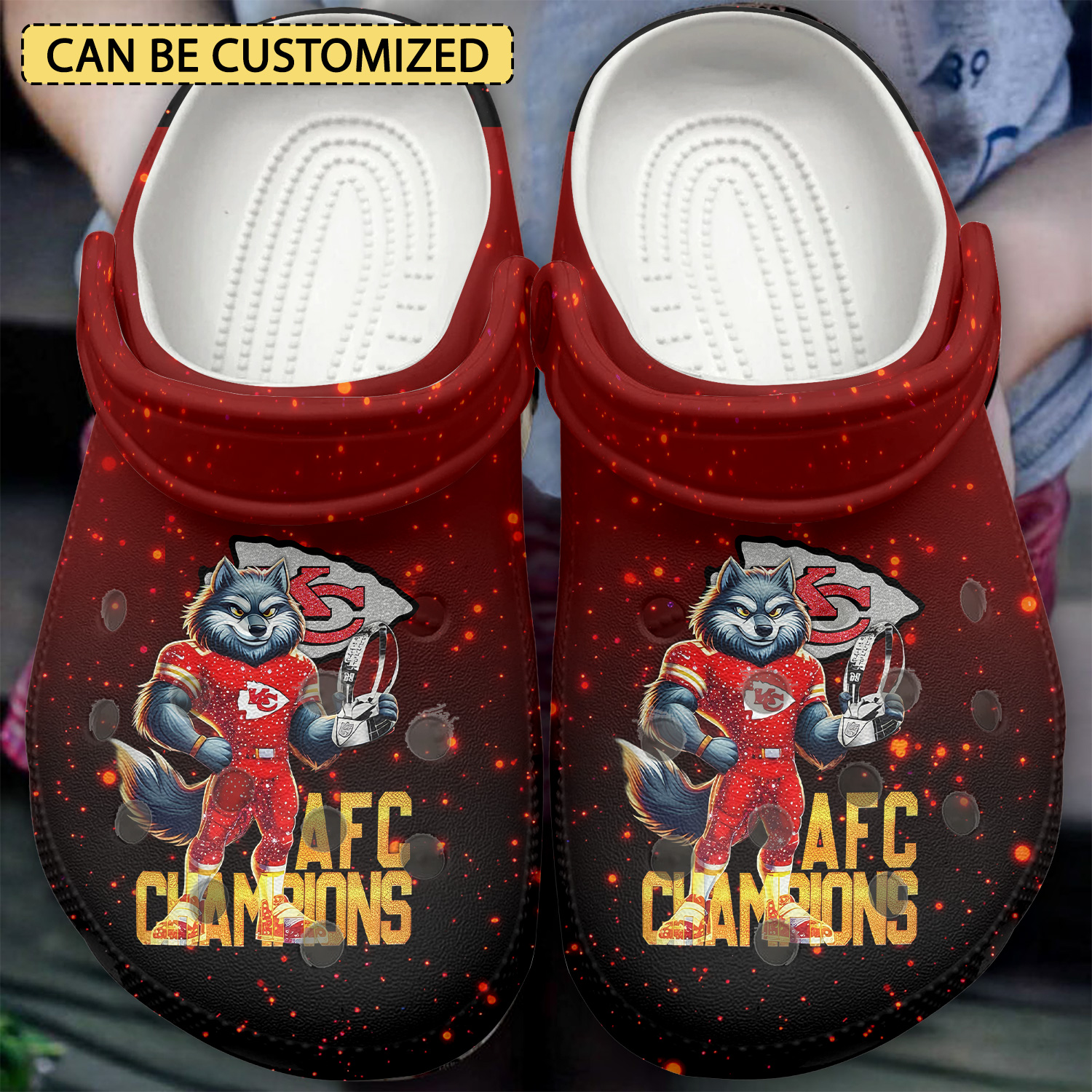 Kansas City Chiefs Nfl Sport Crocs, Kansas City Chiefs Comfortable For Men Women And Kids 44