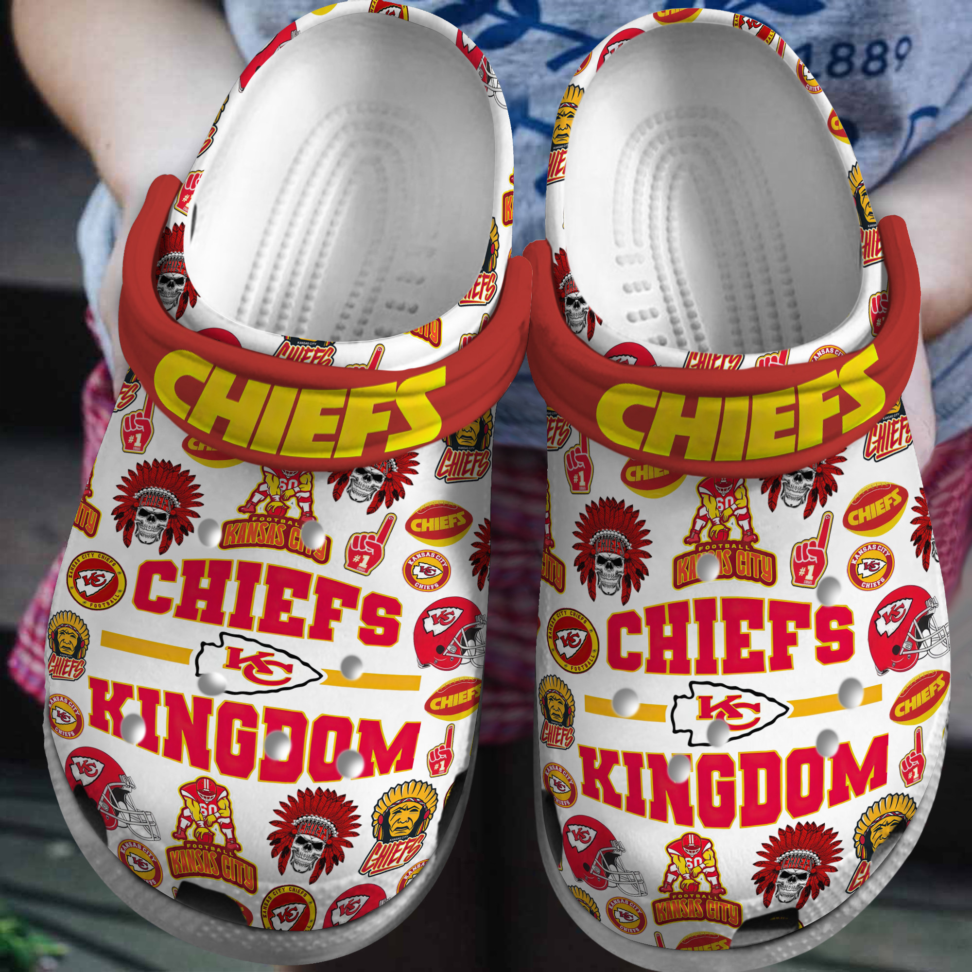 Kansas City Chiefs Nfl Sport Crocs, Kansas City Chiefs Comfortable For Men Women And Kids 25