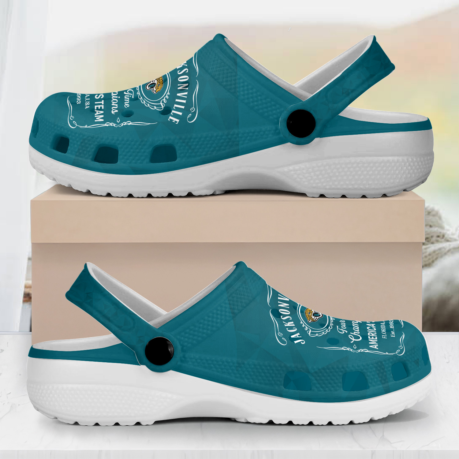 Jacksonville Jaguars Nfl Sport Crocs, Jacksonville Jaguars Comfortable For Men Women And Kids 77