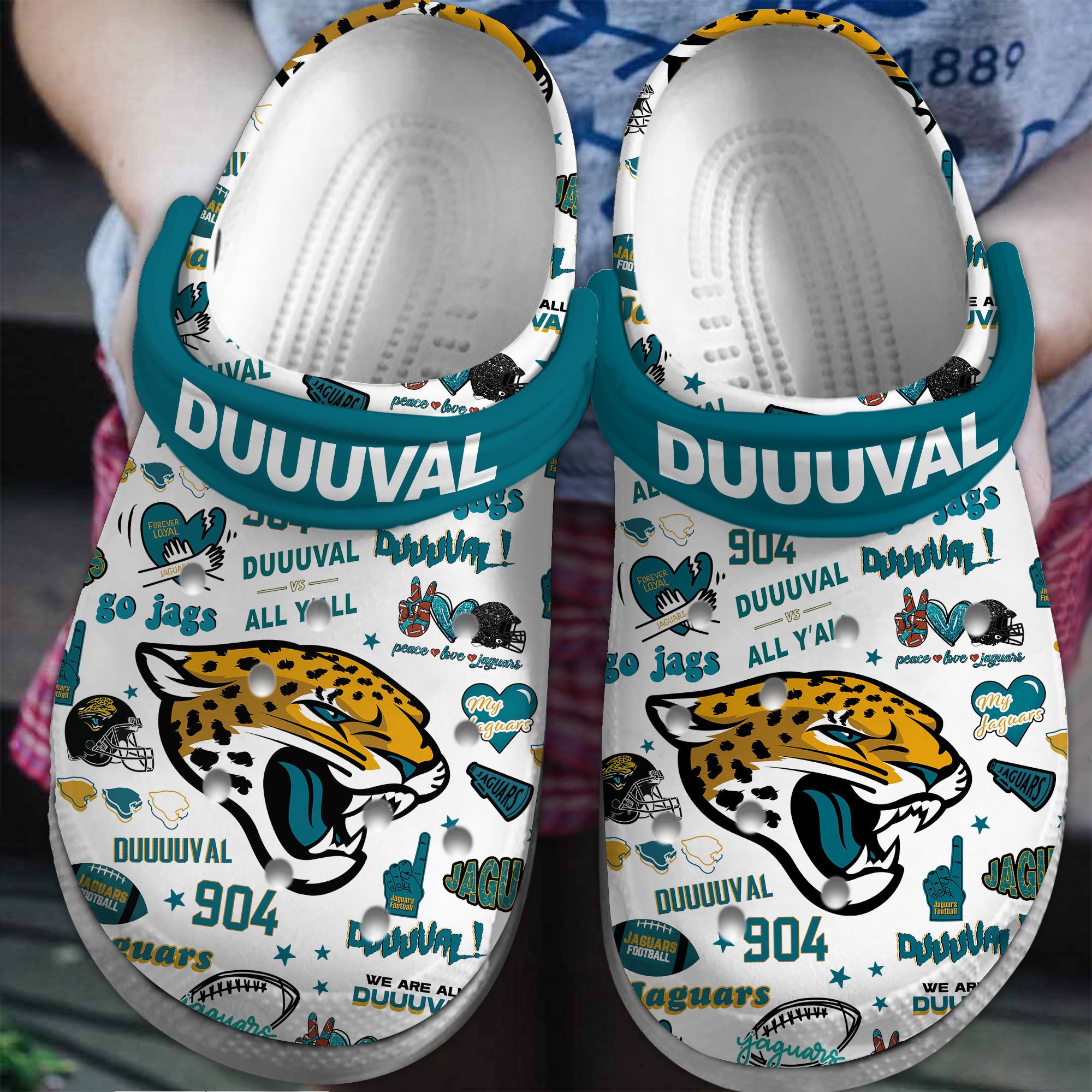 Jacksonville Jaguars Nfl Sport Crocs, Jacksonville Jaguars Comfortable For Men Women And Kids 16