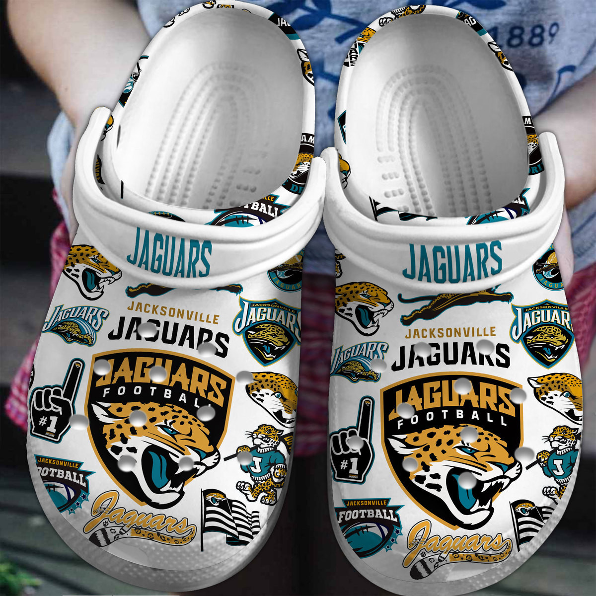 Jacksonville Jaguars Nfl Sport Crocs, Jacksonville Jaguars Comfortable For Men Women And Kids 20