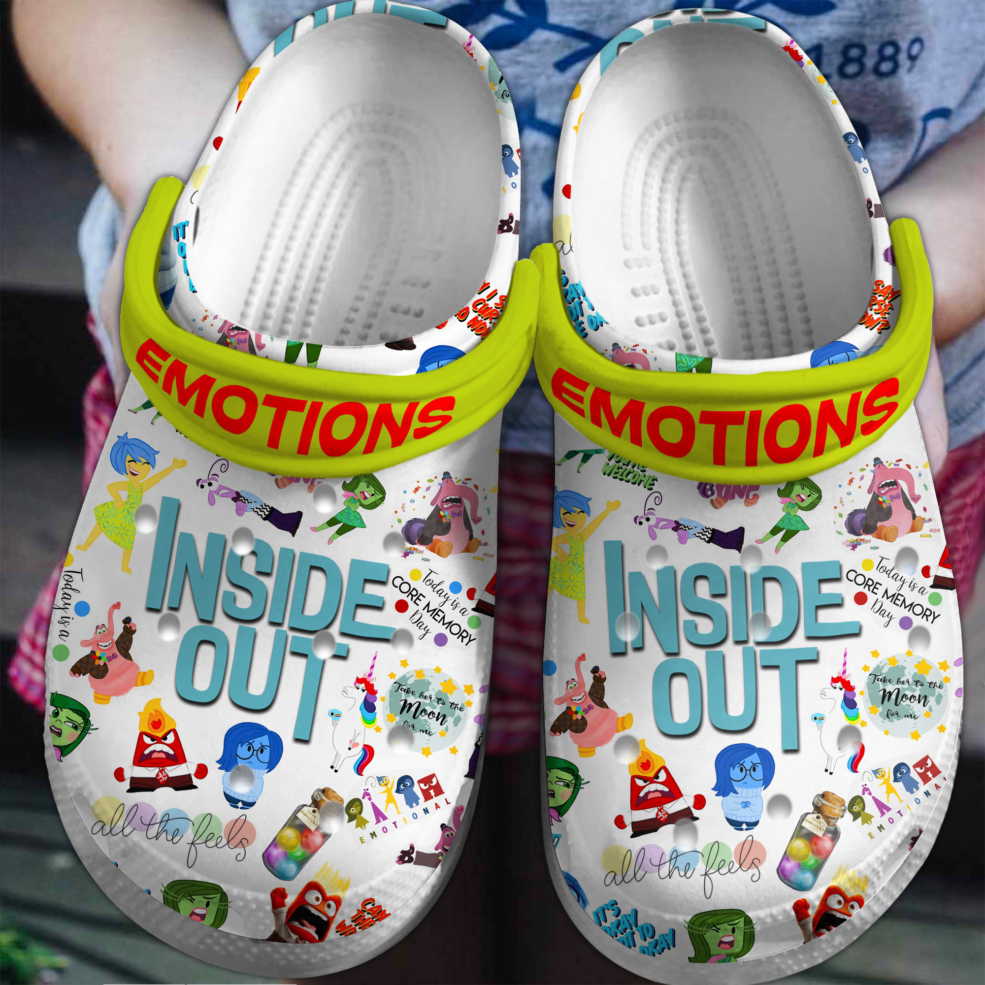 Inside Out Cartoon Crocs, Inside Out Comfortable For Men Women And Kids 27