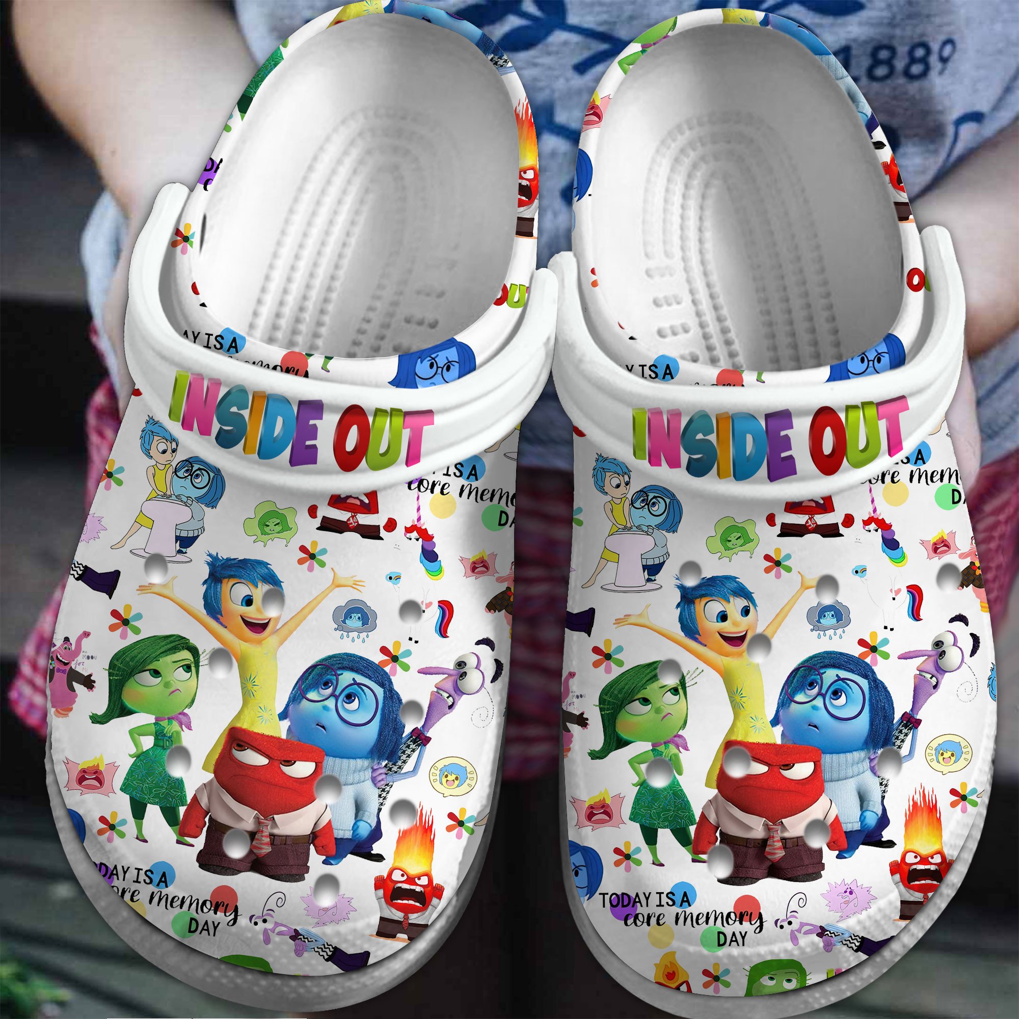 Inside Out Cartoon Crocs, Inside Out Comfortable For Men Women And Kids 29