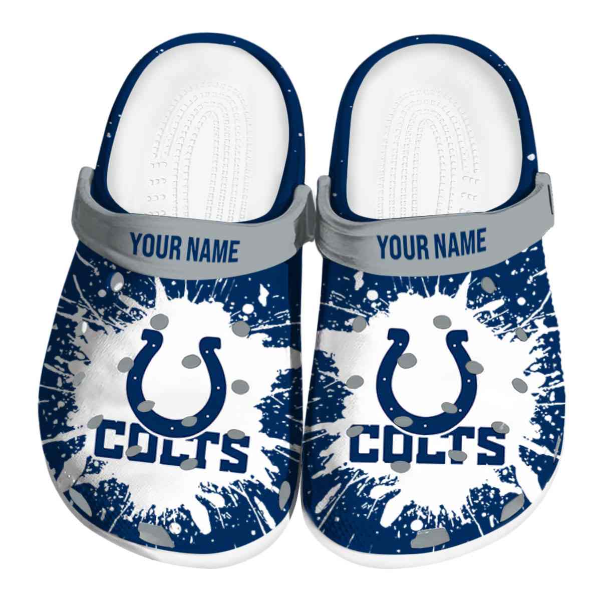 Indianapolis Colts Nfl Sport Crocs, Indianapolis Colts Comfortable For Men Women And Kids 73