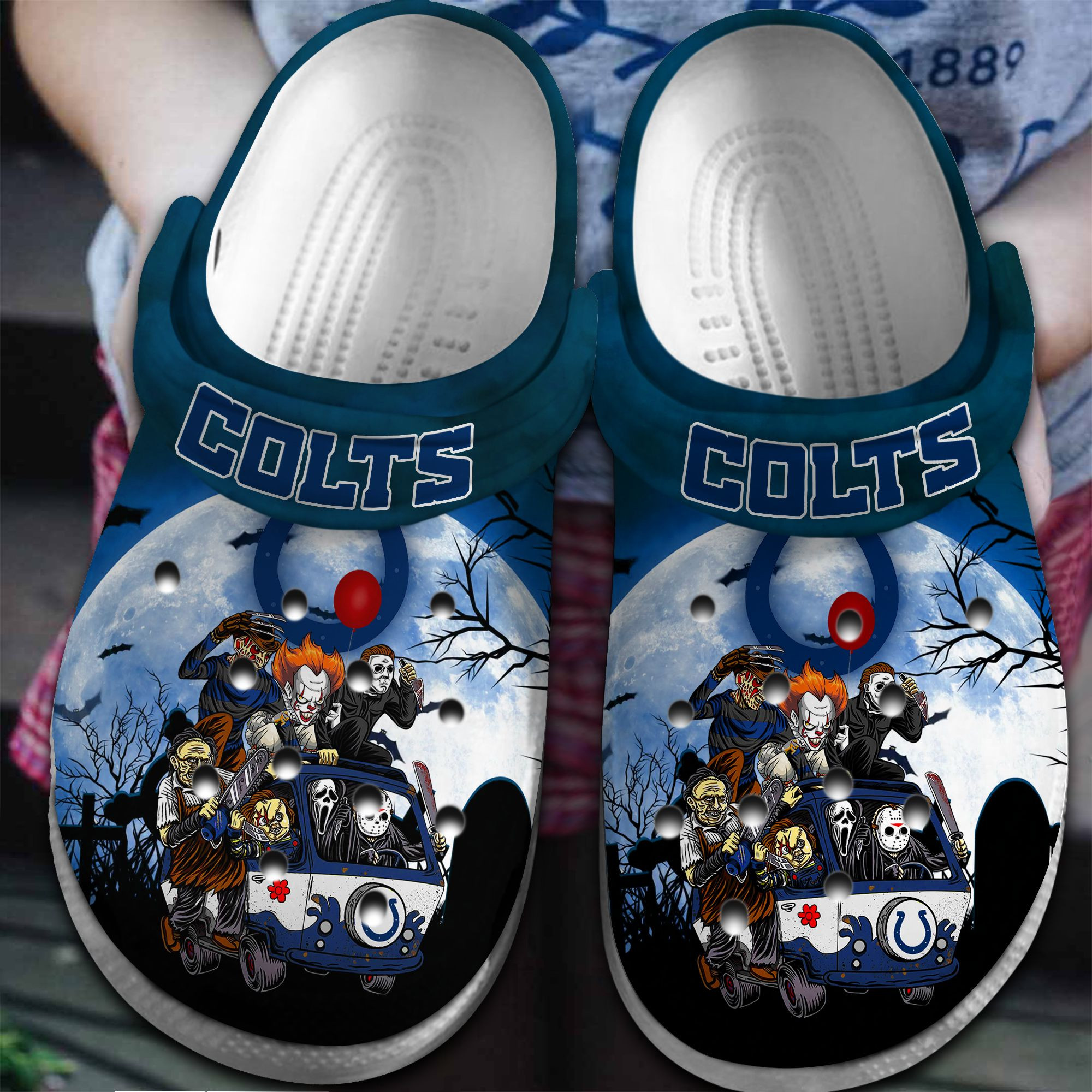 Indianapolis Colts Nfl Sport Crocs, Indianapolis Colts Comfortable For Men Women And Kids 56