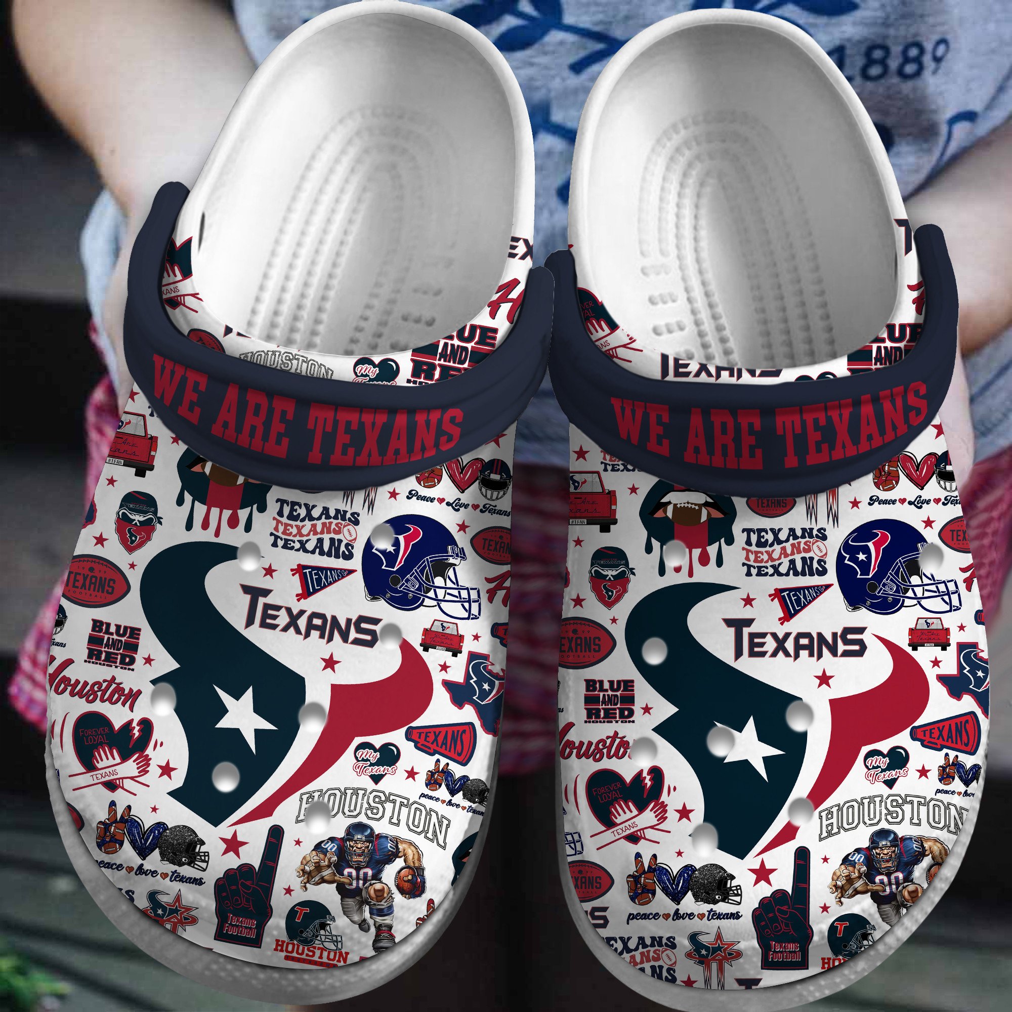 Houston Texans Nfl Sport Crocs, Houston Texans Comfortable For Men Women And Kids 27