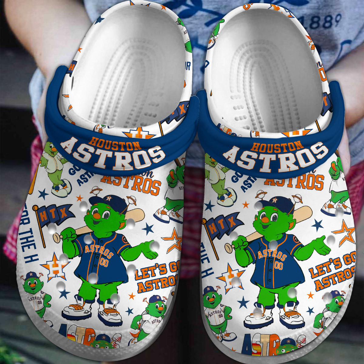 Houston Astros Baseball MLB Crocs, Houston Astros Comfortable For Men Women And Kids 97