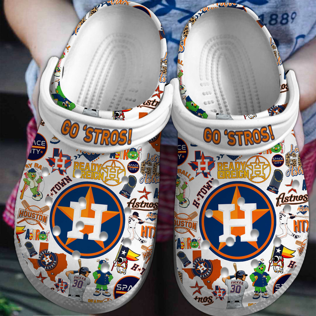 Houston Astros MLB Crocs, Houston Astros Comfortable For Men Women And Kids 89