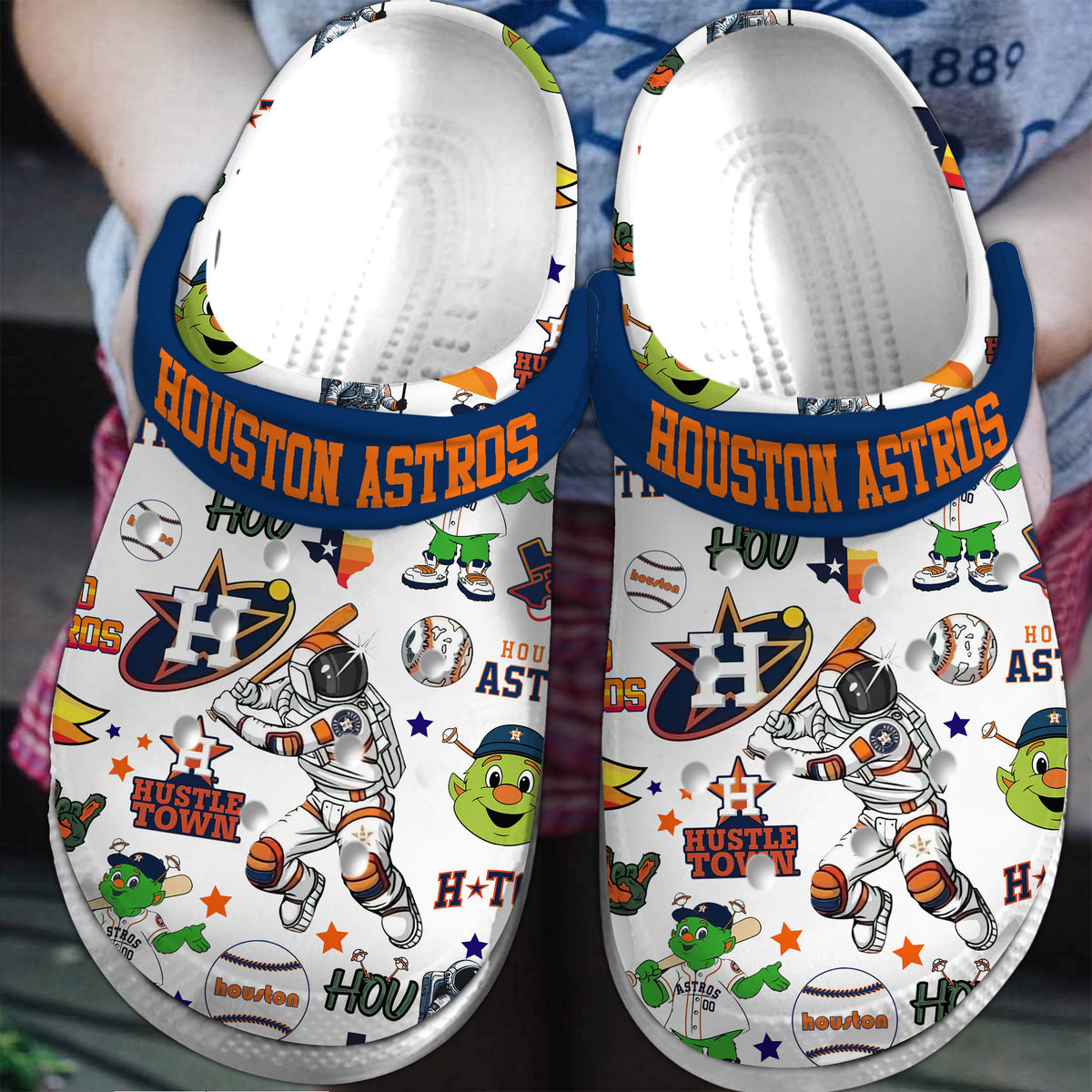 Houston Astros Baseball MLB Crocs, Houston Astros Comfortable For Men Women And Kids 98