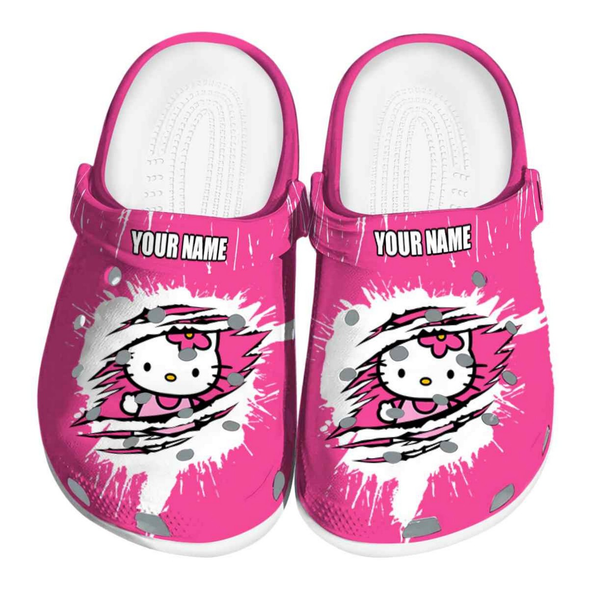 Hello Kitty Cartoon Crocs, Hello Kitty Comfortable For Men Women And Kids 31