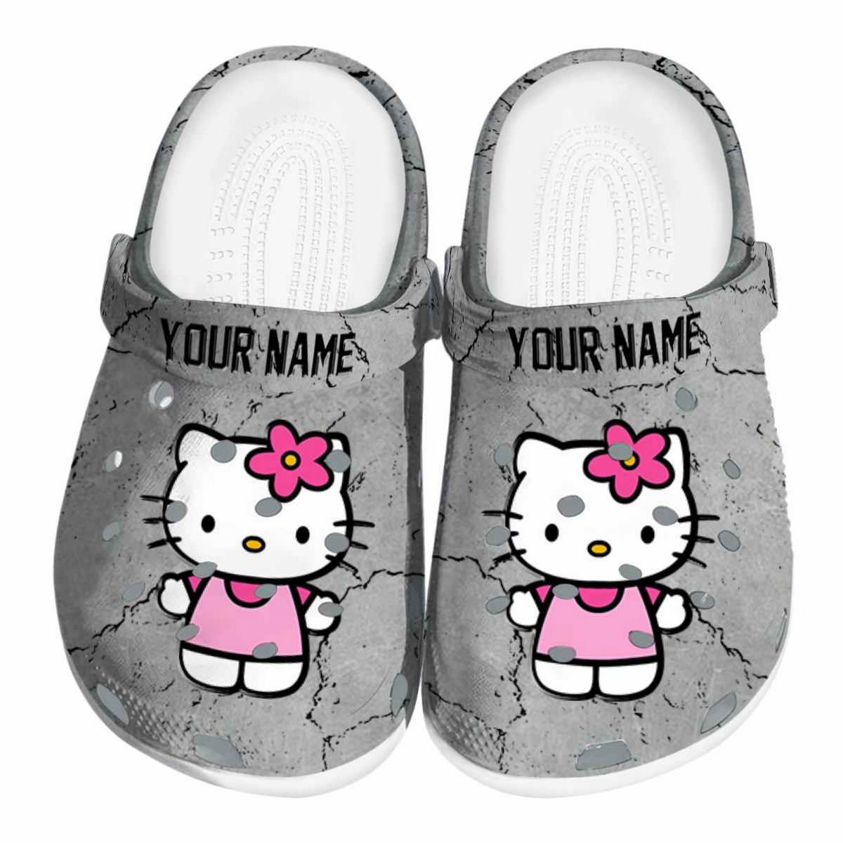 Hello Kitty Cartoon Crocs, Hello Kitty Comfortable For Men Women And Kids 41
