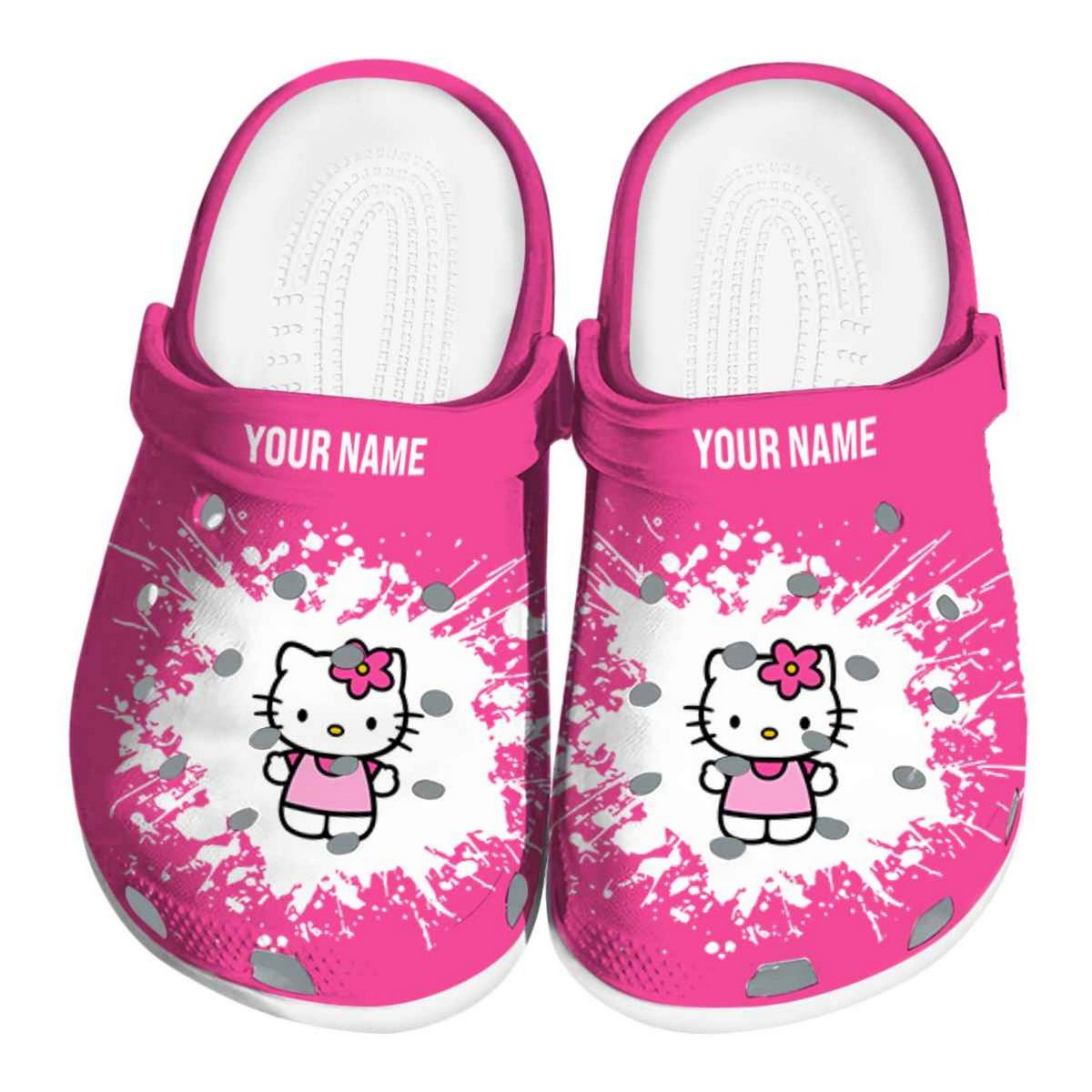 Hello Kitty Cartoon Crocs, Hello Kitty Comfortable For Men Women And Kids 30