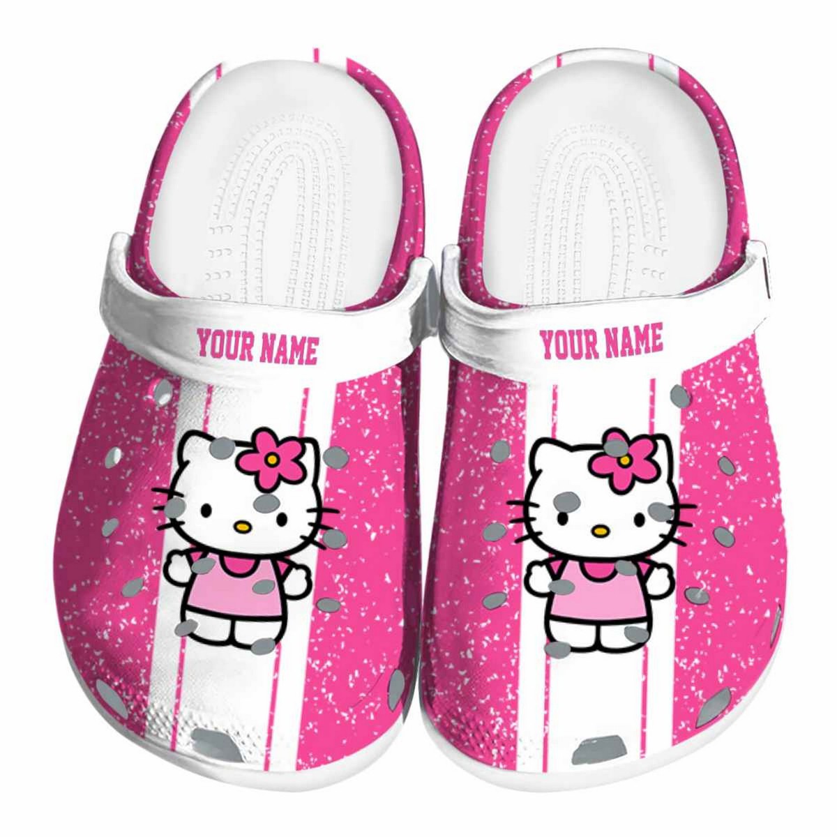 Hello Kitty Cartoon Crocs, Hello Kitty Comfortable For Men Women And Kids 38