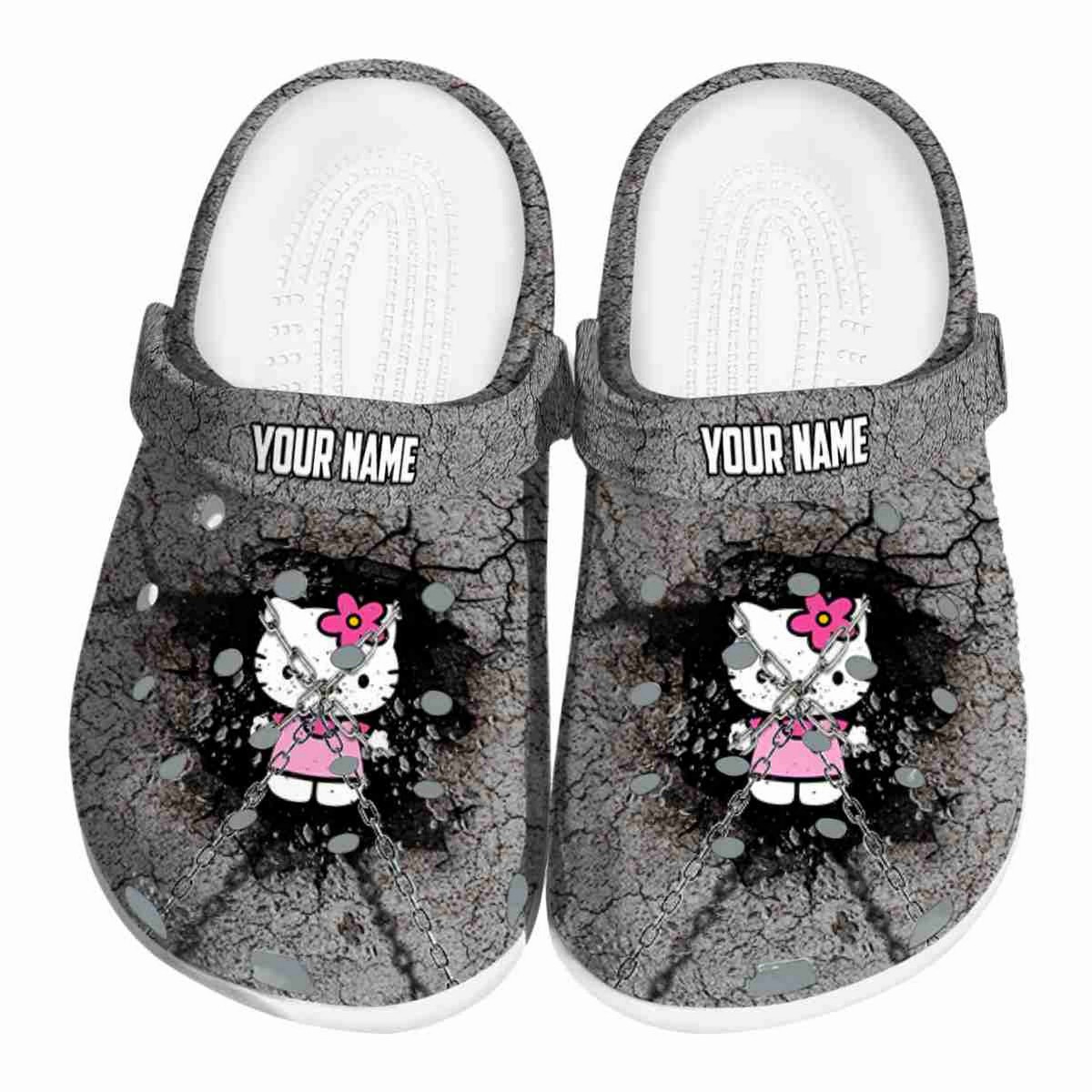Hello Kitty Cartoon Crocs, Hello Kitty Comfortable For Men Women And Kids 44