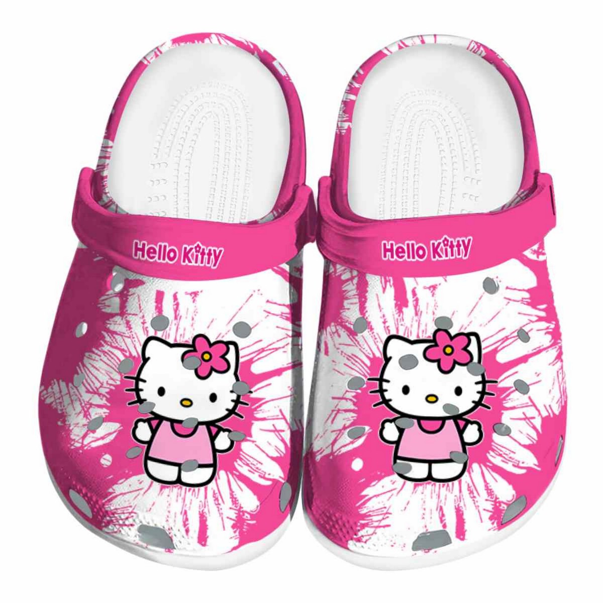 Hello Kitty Cartoon Crocs, Hello Kitty Comfortable For Men Women And Kids 33