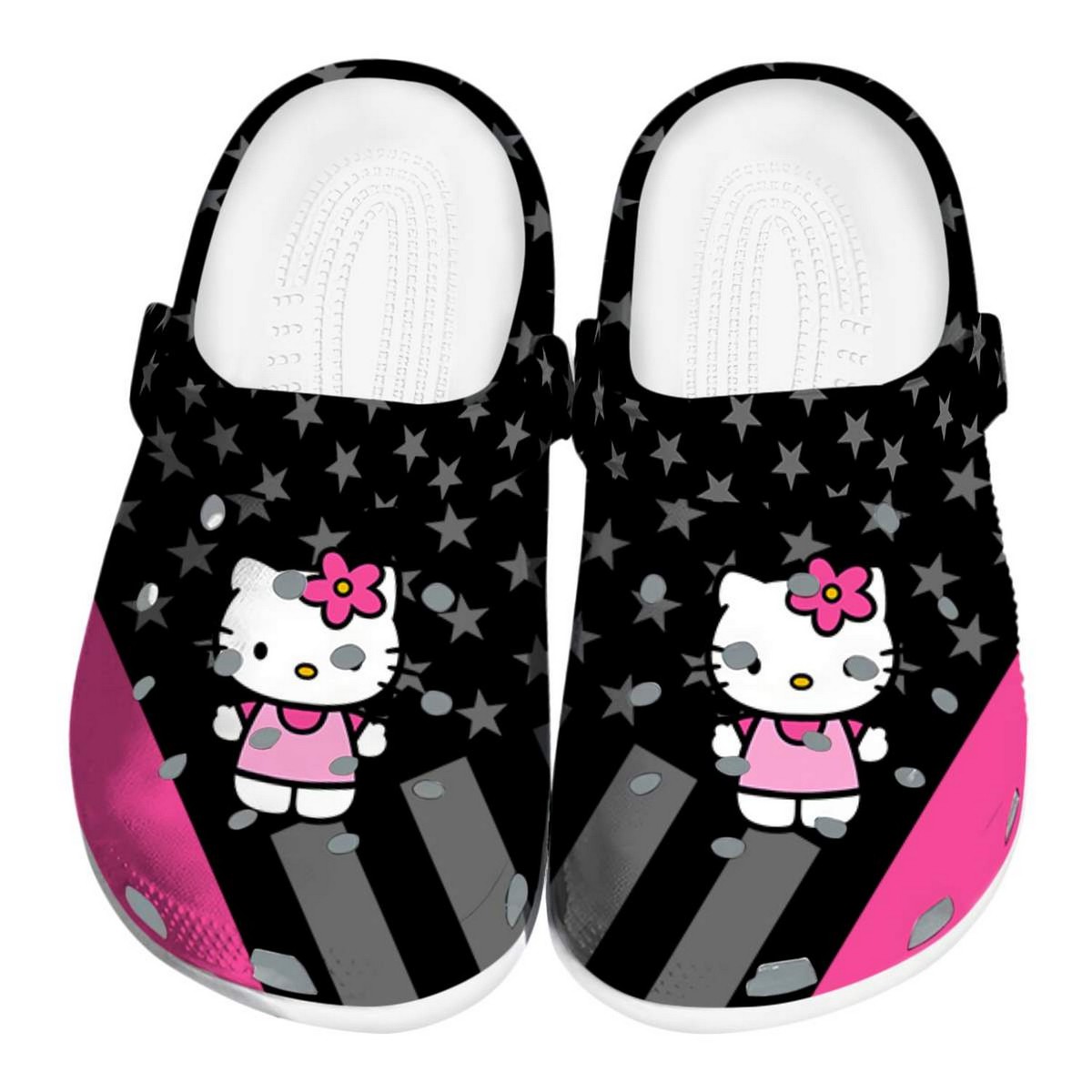 Hello Kitty Cartoon Crocs, Hello Kitty Comfortable For Men Women And Kids 34