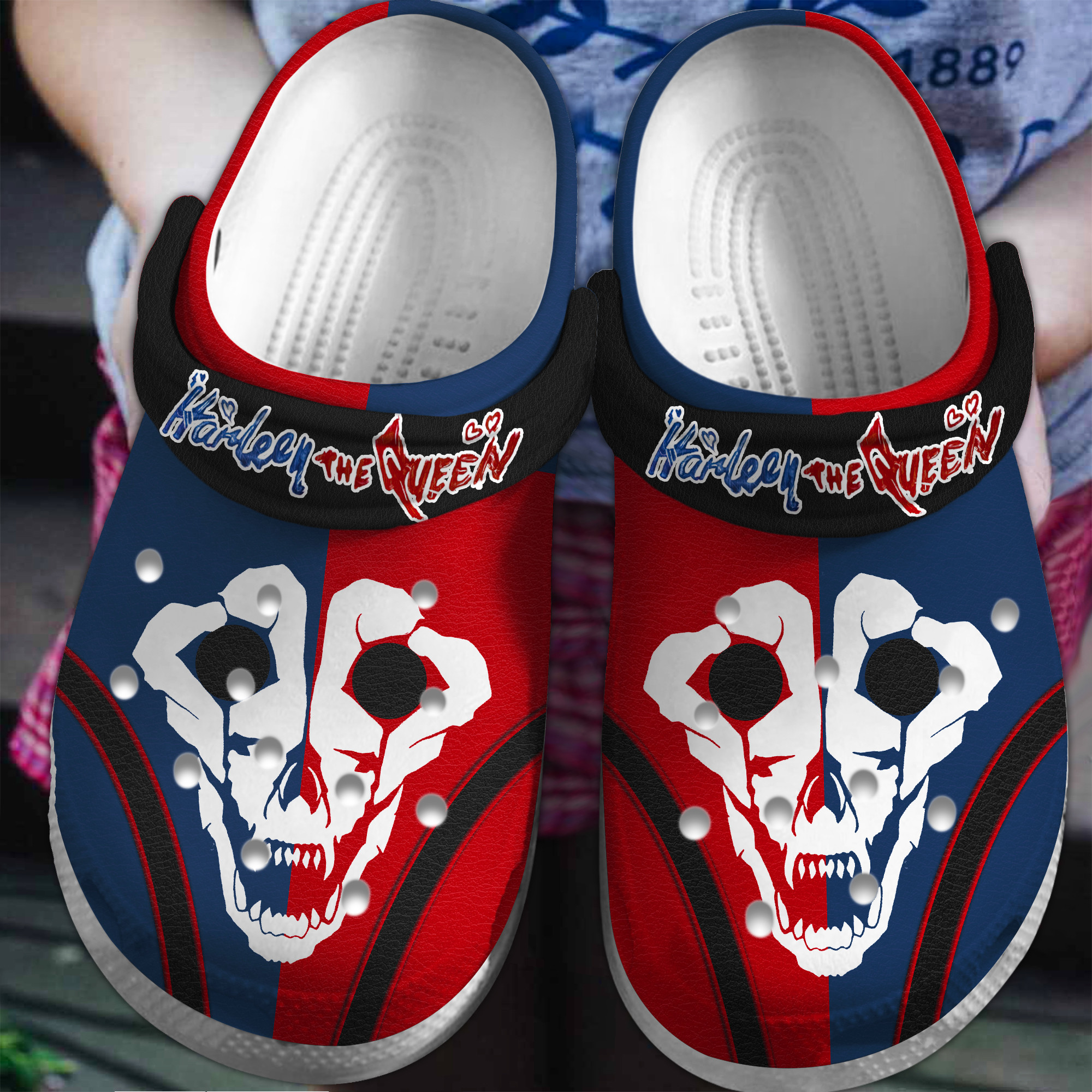 Harley Quinn Movie Cartoon Crocs, Harley Quinn Comfortable For Men Women And Kids