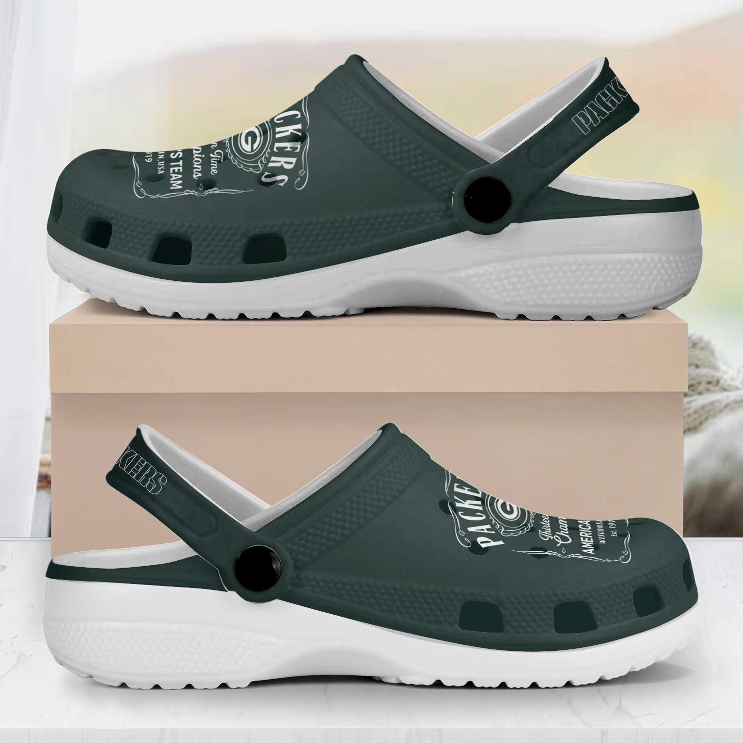 Green Bay Packers Nfl Sport Crocs, Green Bay Packers Comfortable For Men Women And Kids 87