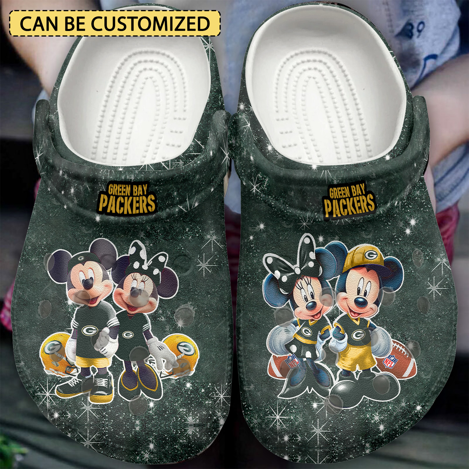 Green Bay Packers Nfl Sport Crocs, Green Bay Packers Comfortable For Men Women And Kids 78