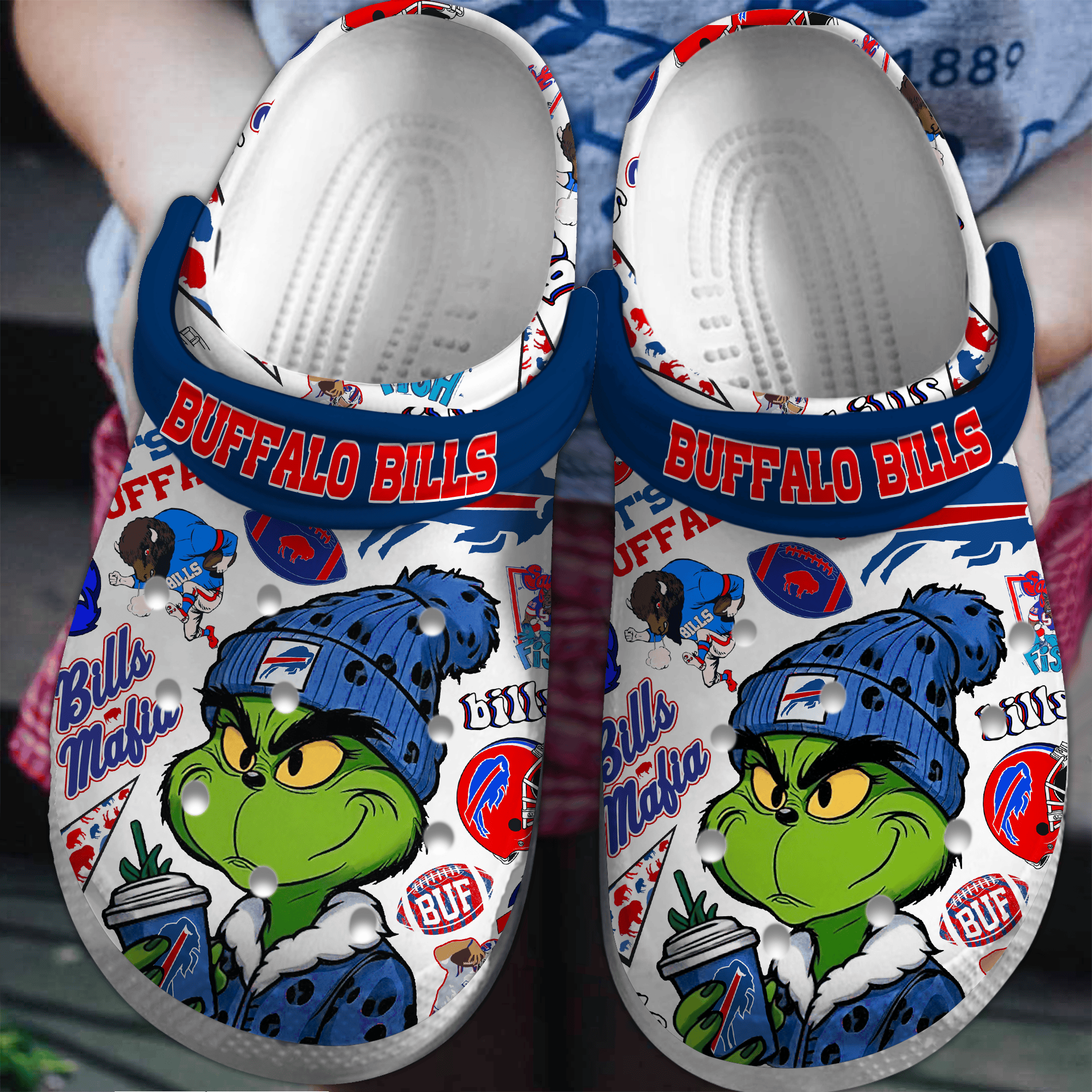 Grinch Dallas Cowboys Nfl Sport Crocs, Grinch Dallas Cowboys Comfortable For Men Women And Kids