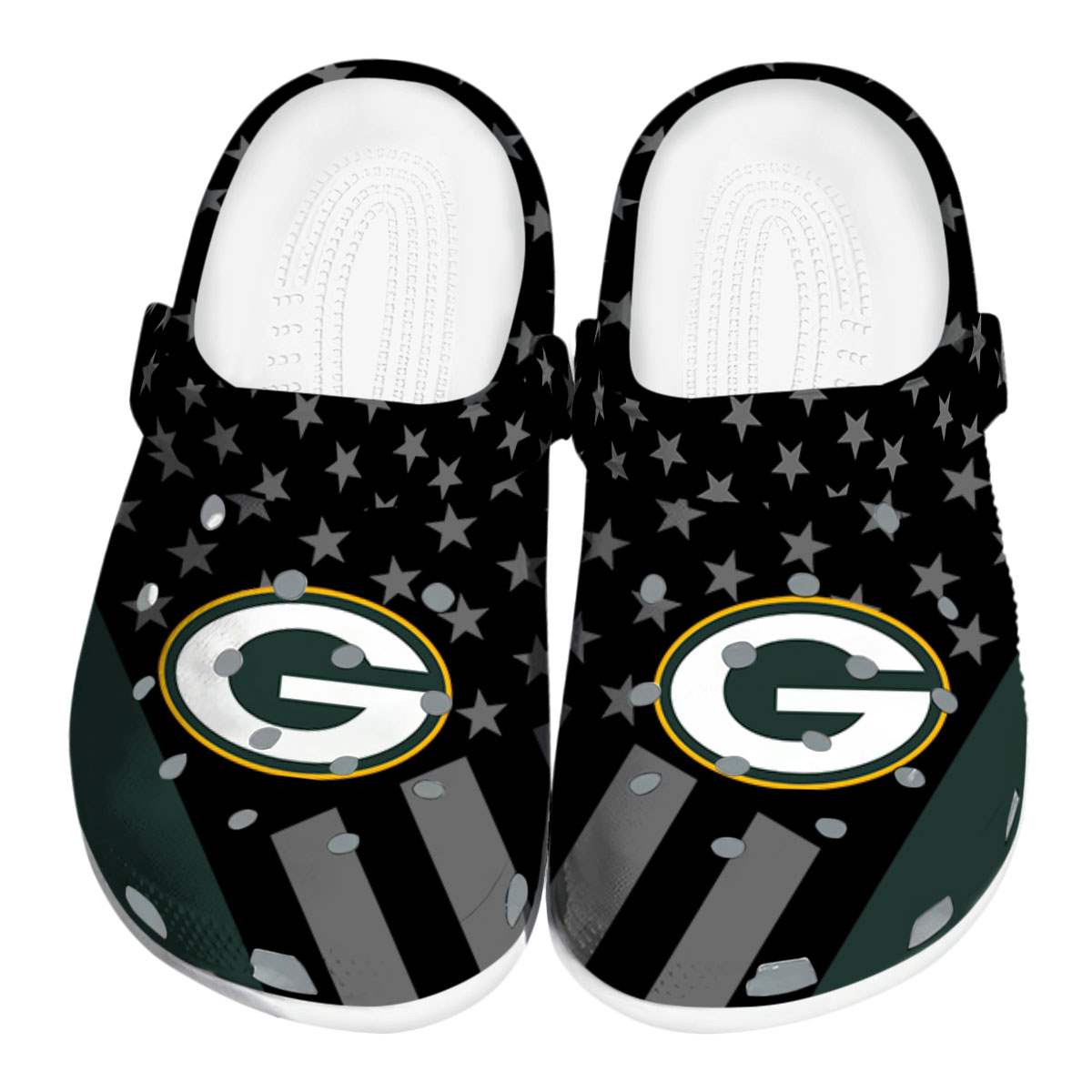 Green Bay Packers Nfl Sport Crocs, Green Bay Packers Comfortable For Men Women And Kids 8
