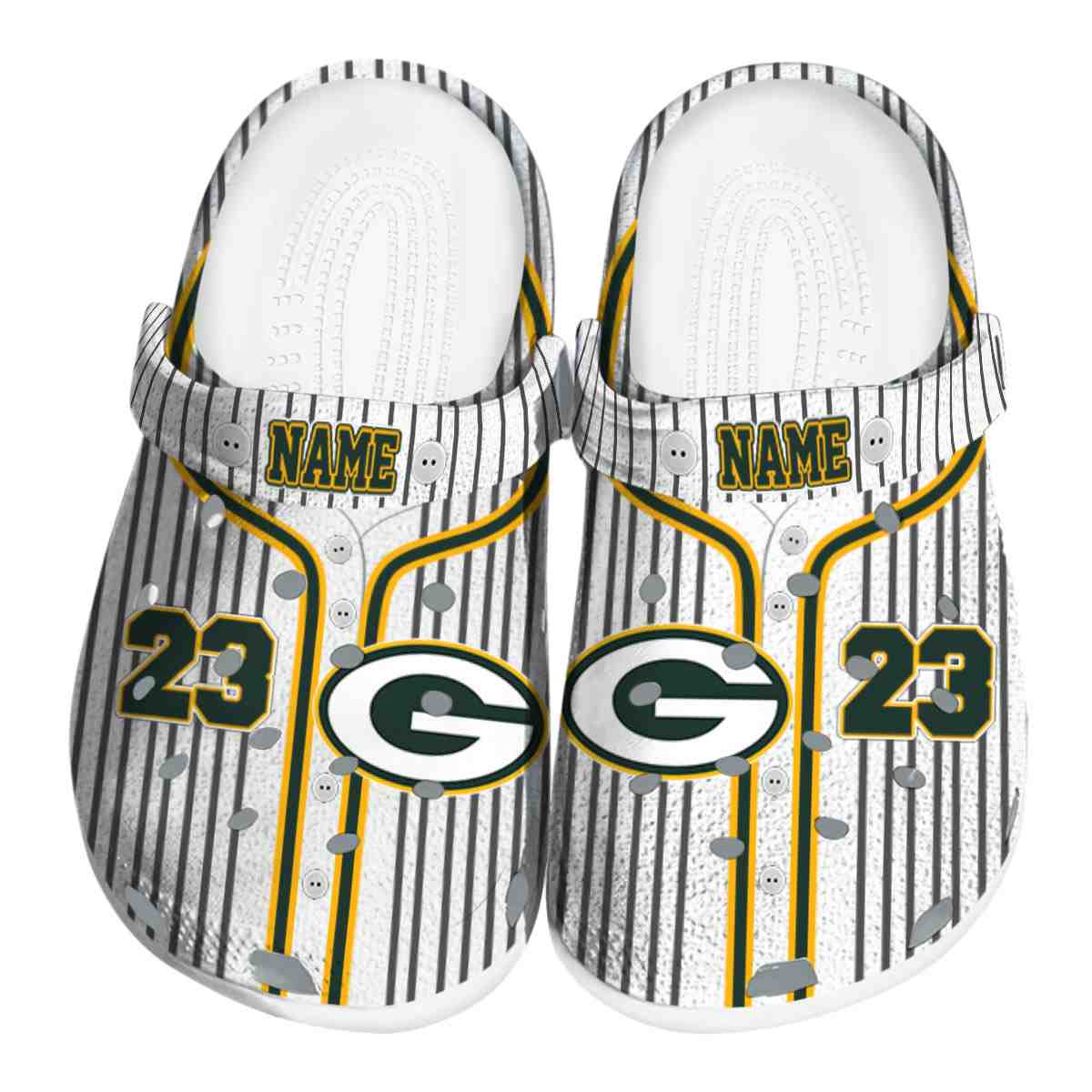 Green Bay Packers Nfl Sport Crocs, Green Bay Packers Comfortable For Men Women And Kids 37