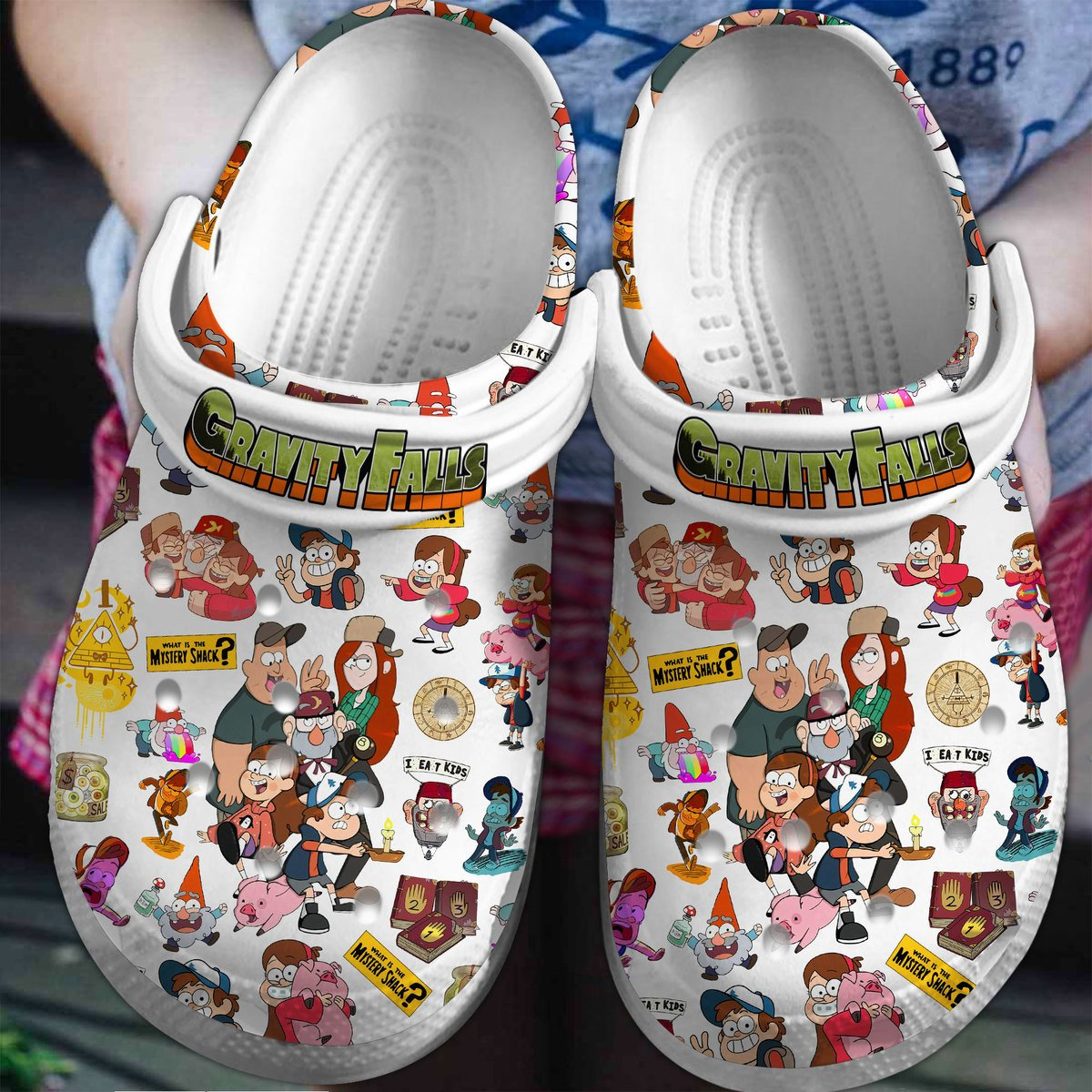 Gravity Falls Cartoon Crocs, Gravity Falls Comfortable For Men Women And Kids