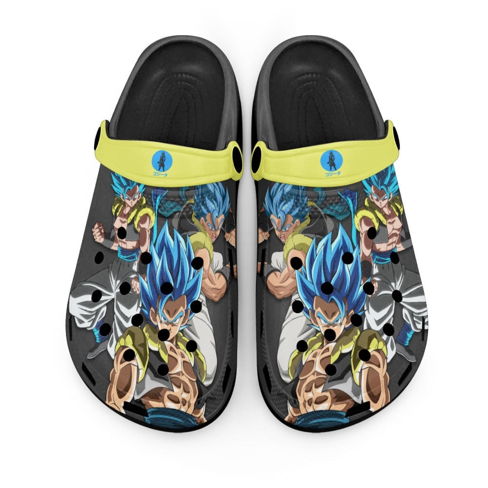 Gogeta Dragon Ball Anime Crocs, Gogeta Dragon Ball Comfortable For Men Women And Kids 10