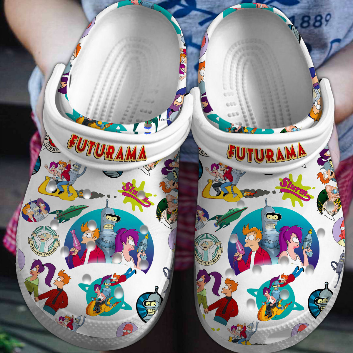 Futurama Cartoon Crocs, Futurama Comfortable For Men Women And Kids 56
