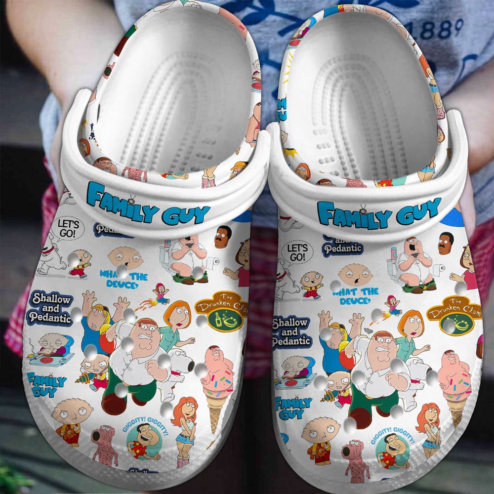 Family Guy Cartoon Crocs, Family Guy Comfortable For Men Women And Kids