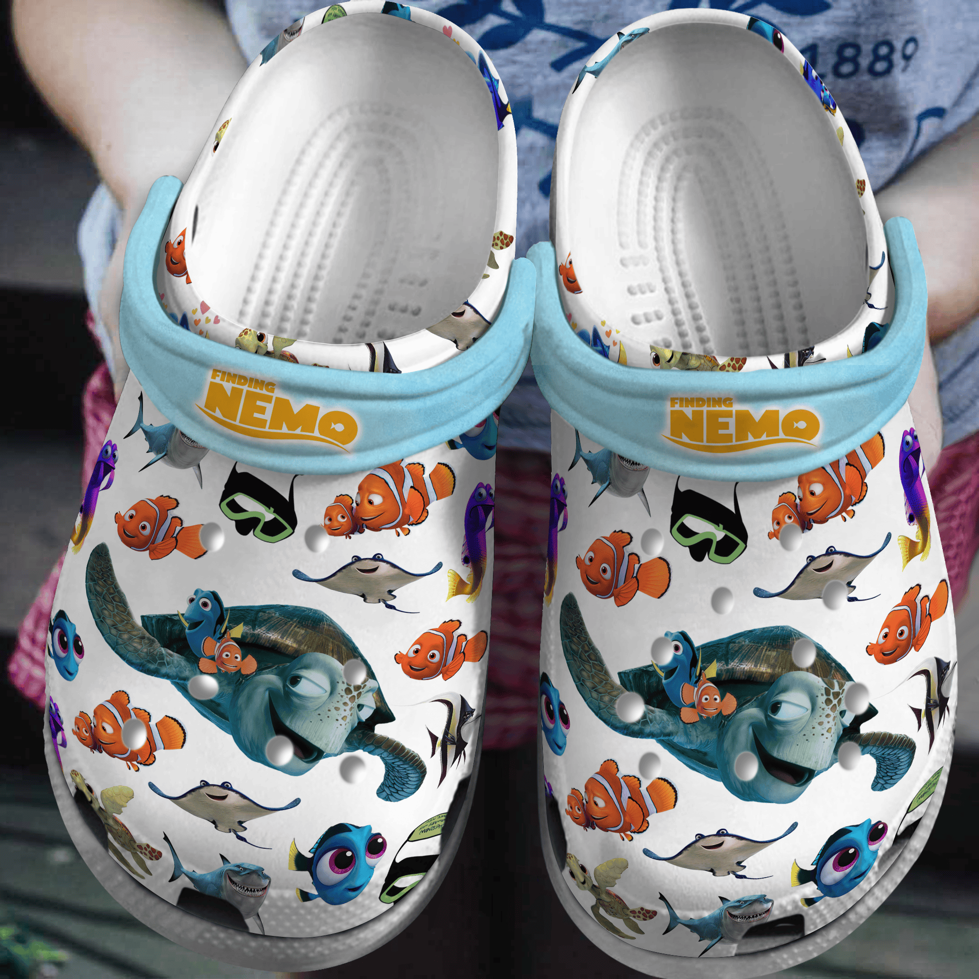 Finding Nemo Cartoon Crocs, Finding Nemo Comfortable For Men Women And Kids 97