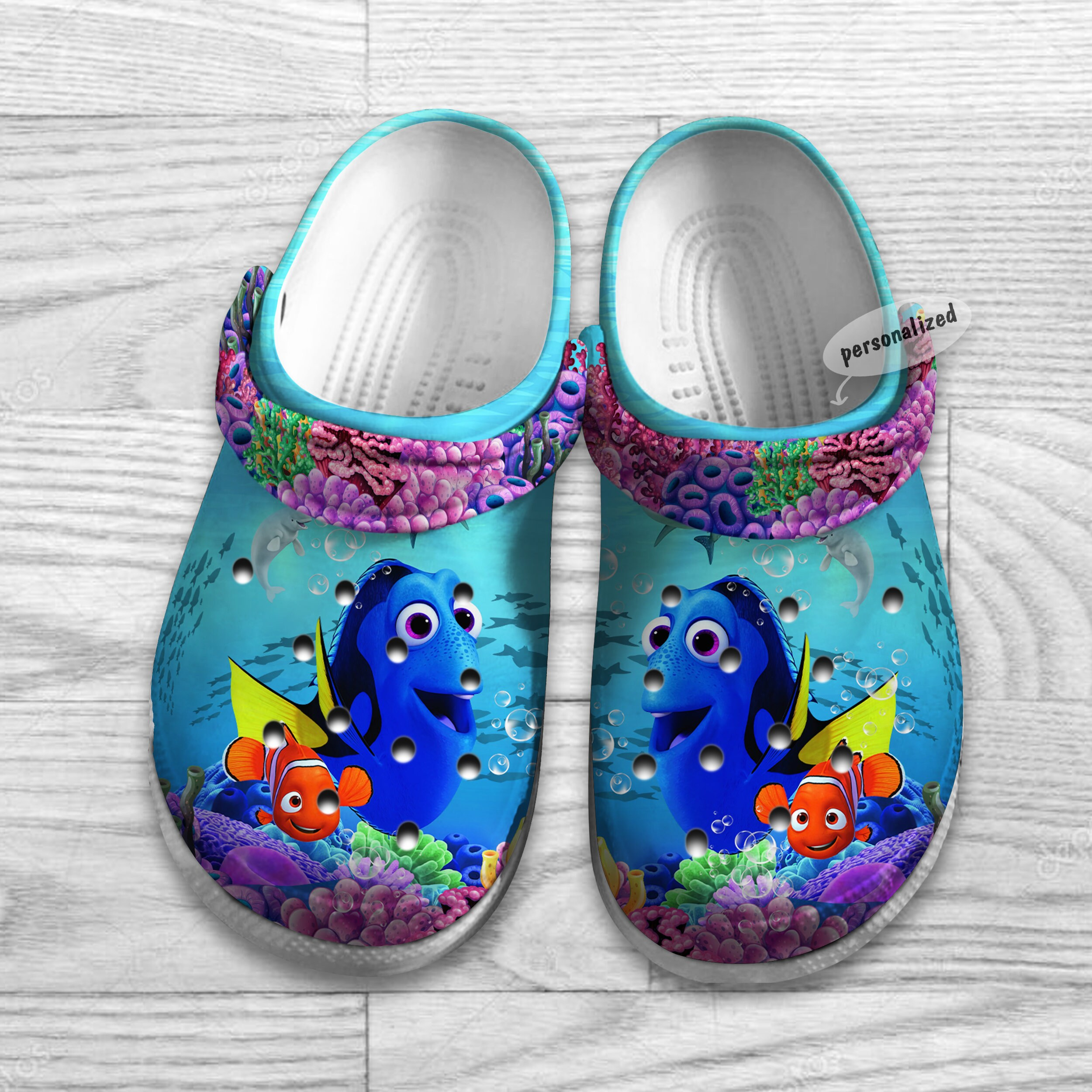 Finding Nemo Cartoon Crocs, Finding Nemo Comfortable For Men Women And Kids 96