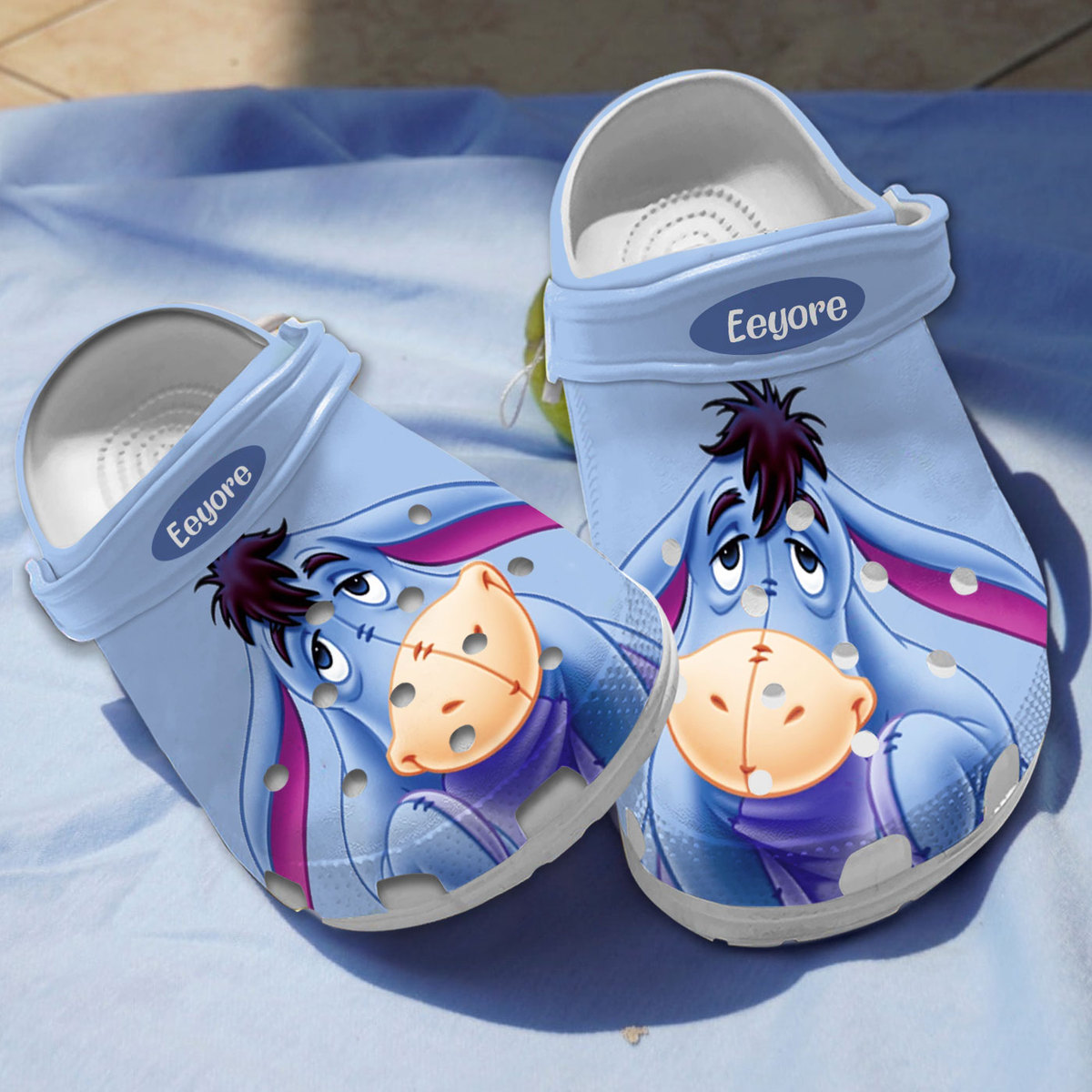 Eeyore Winnie The Pooh Cartoon Crocs, Eeyore Winnie Comfortable For Men Women And Kids 53