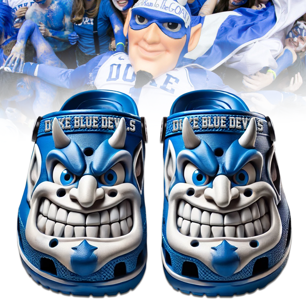 Duke Blue Devils 2025 NCAA Sport Crocs, Duke Blue Devils For Men Women And Kids 4