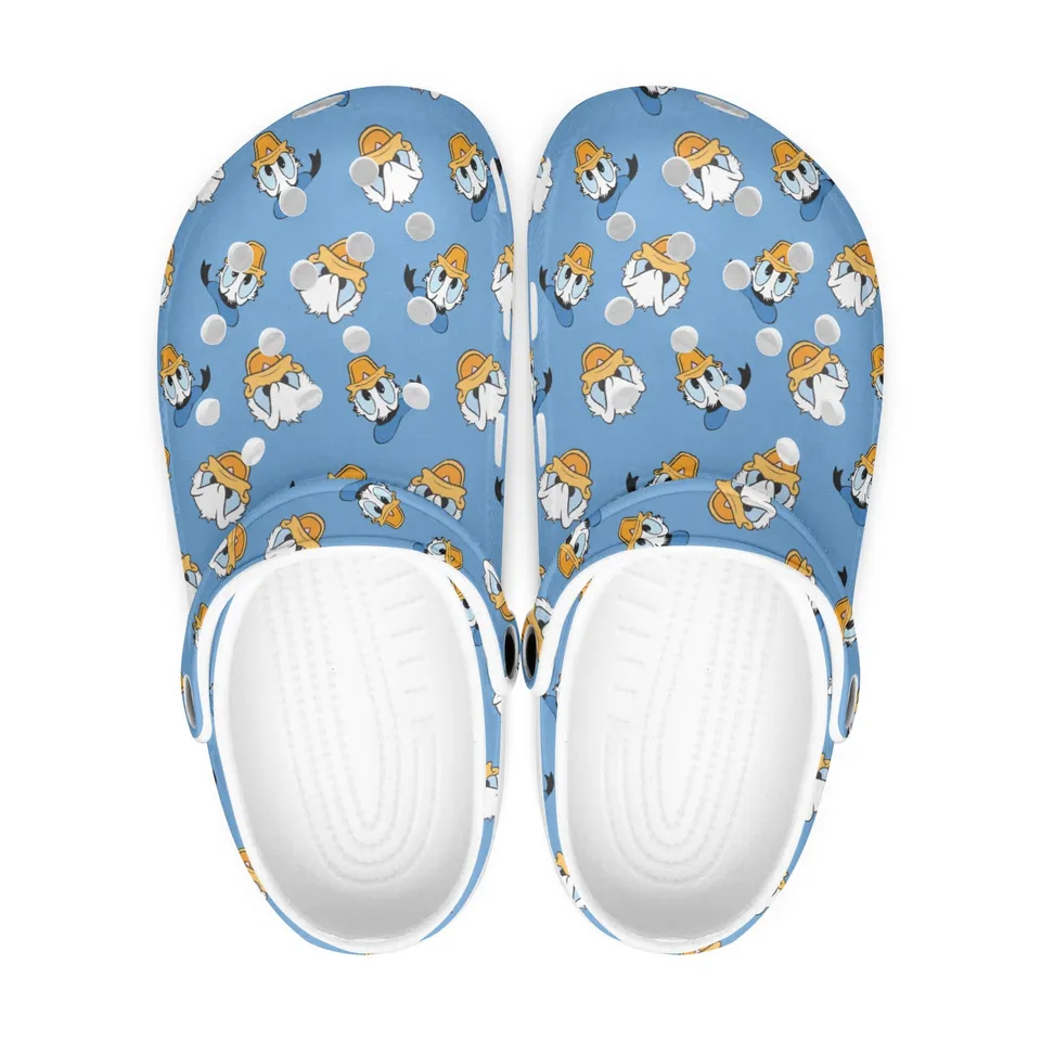 Donald Duck Cartoon Crocs, Donald Duck Comfortable For Men Women And Kids 1