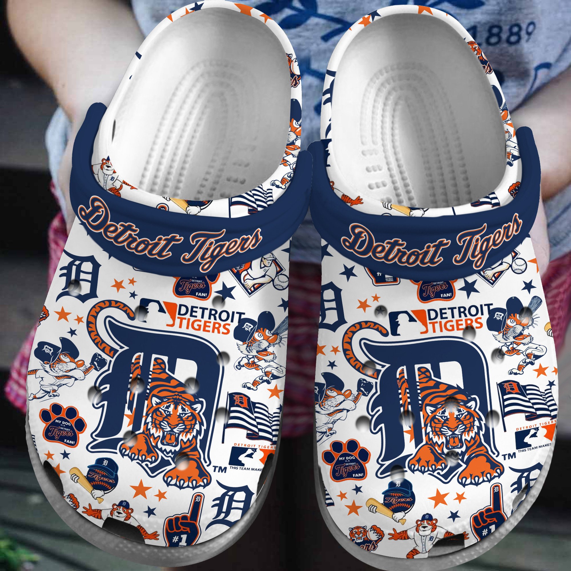 Detroit Tigers MLB Crocs, Detroit Tigers Comfortable For Men Women And Kids 67